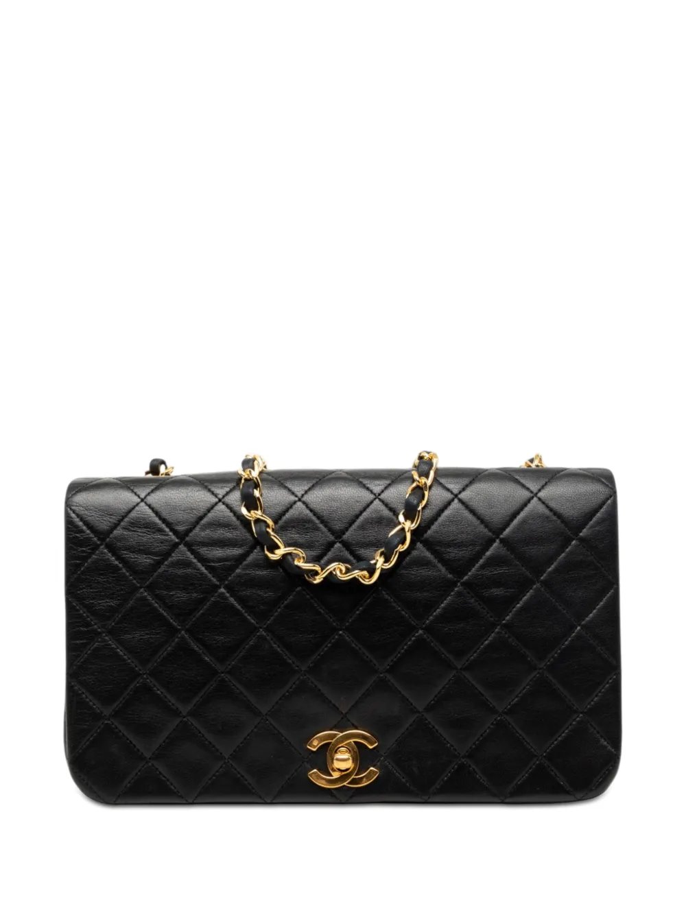 1989-1991 Medium Quilted Lambskin Full Flap crossbody bag