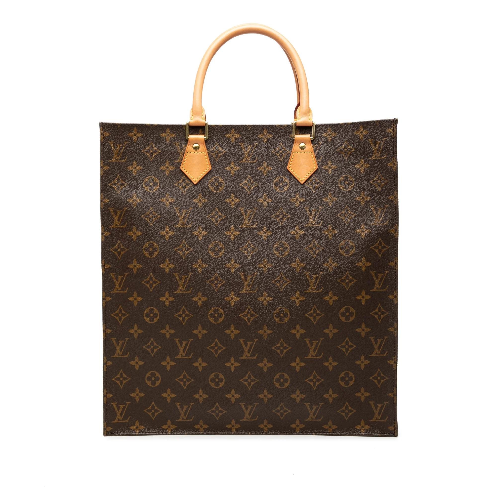Plat leather tote