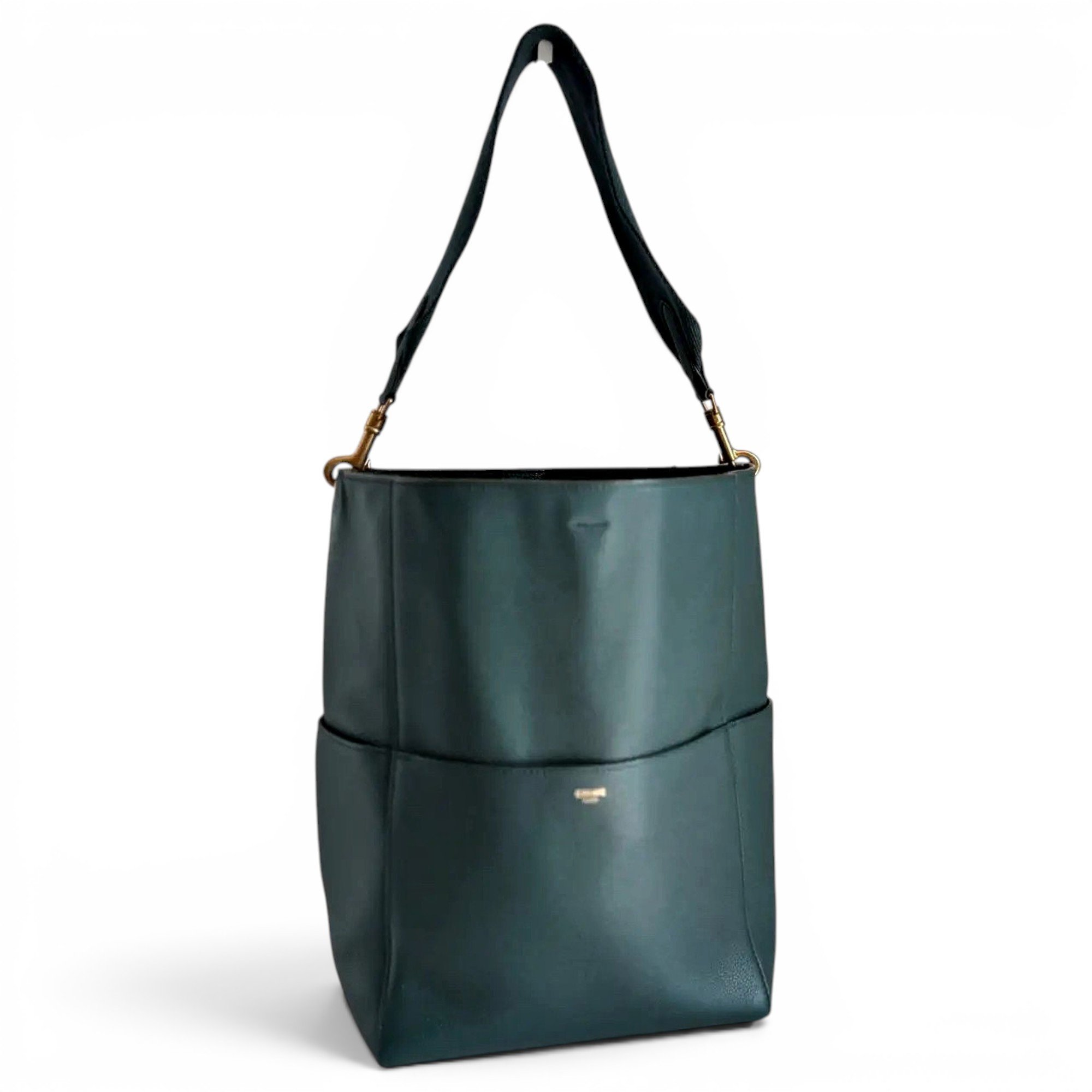 Seau Sangle leather handbag
