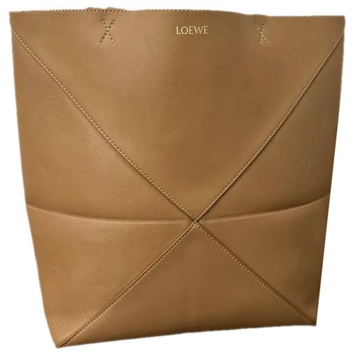 Puzzle Fold leather handbag