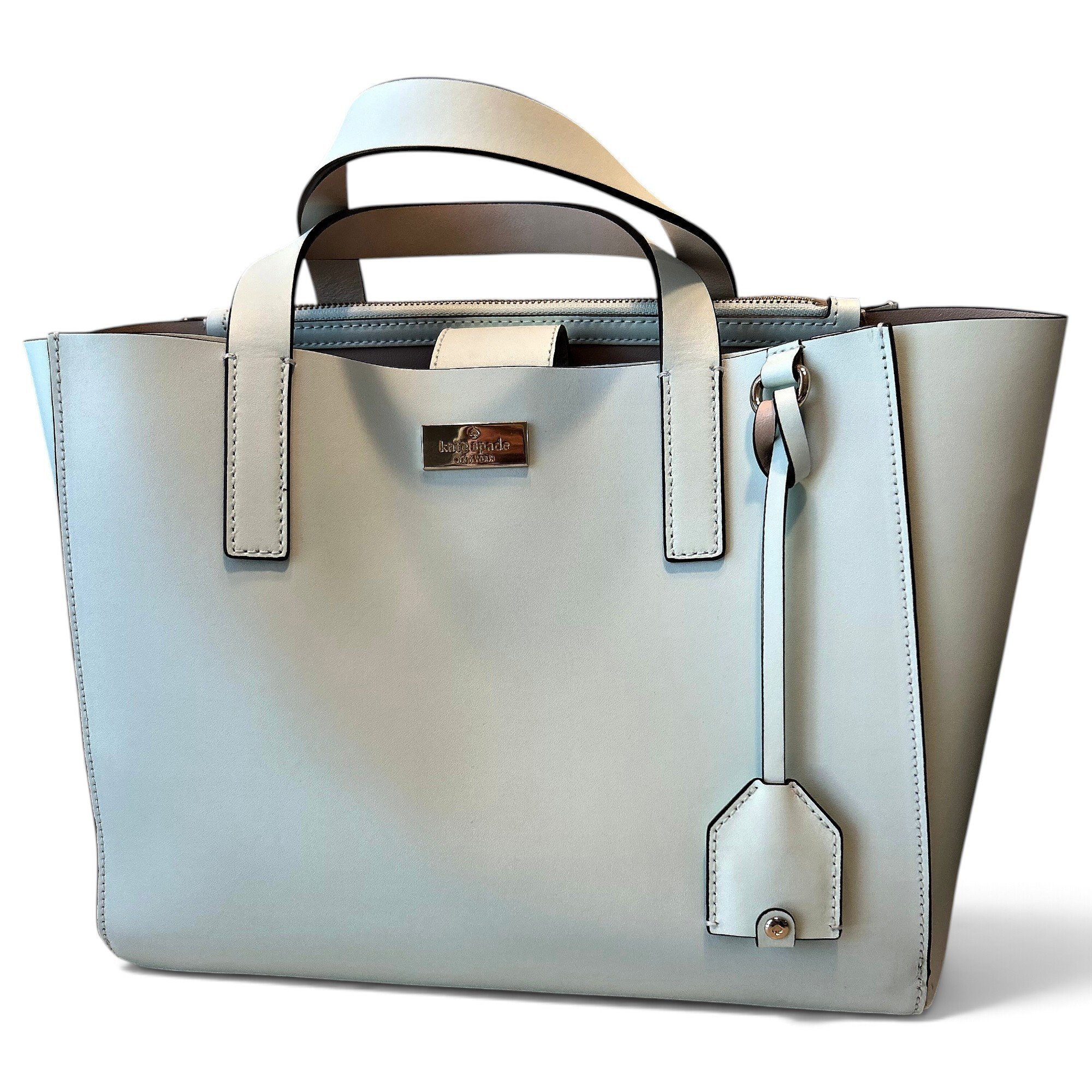 Leather tote