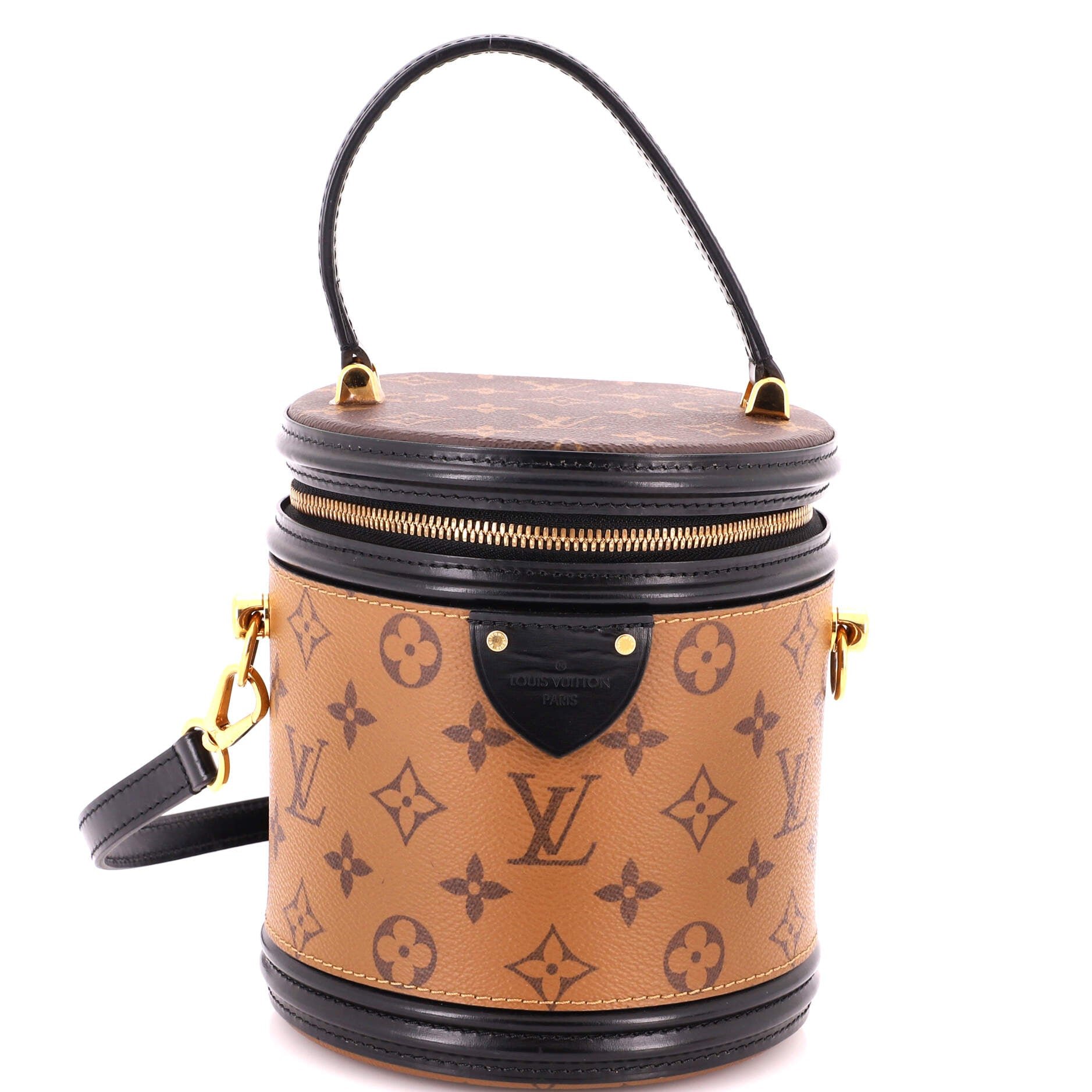 Cannes Handbag Reverse Monogram Canvas