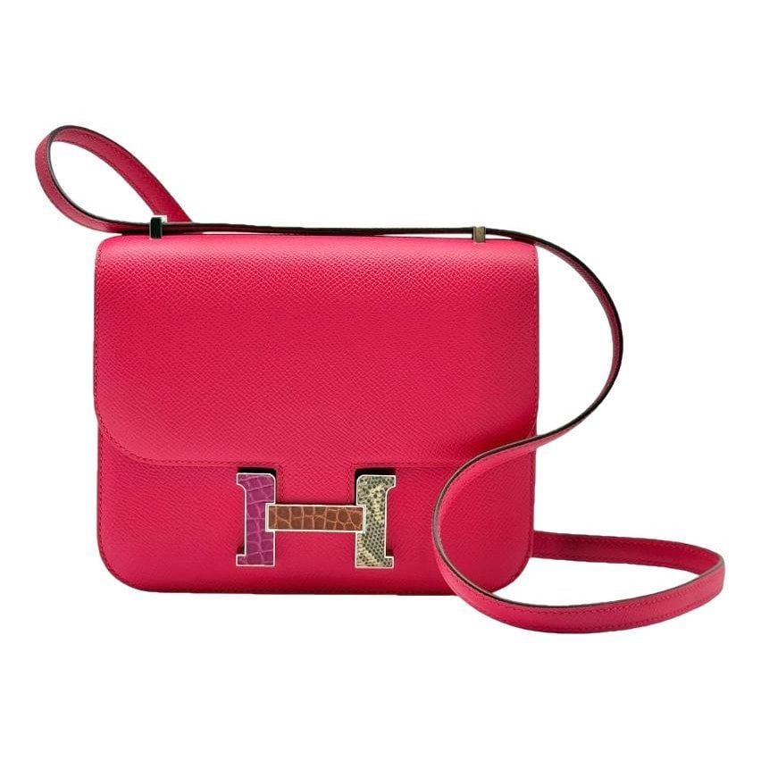Constance leather clutch bag