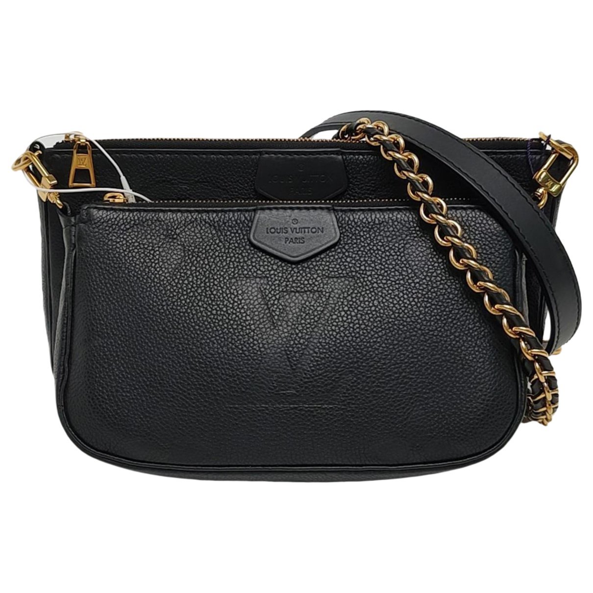 Maxi Multi Pochette Accessoires leather handbag