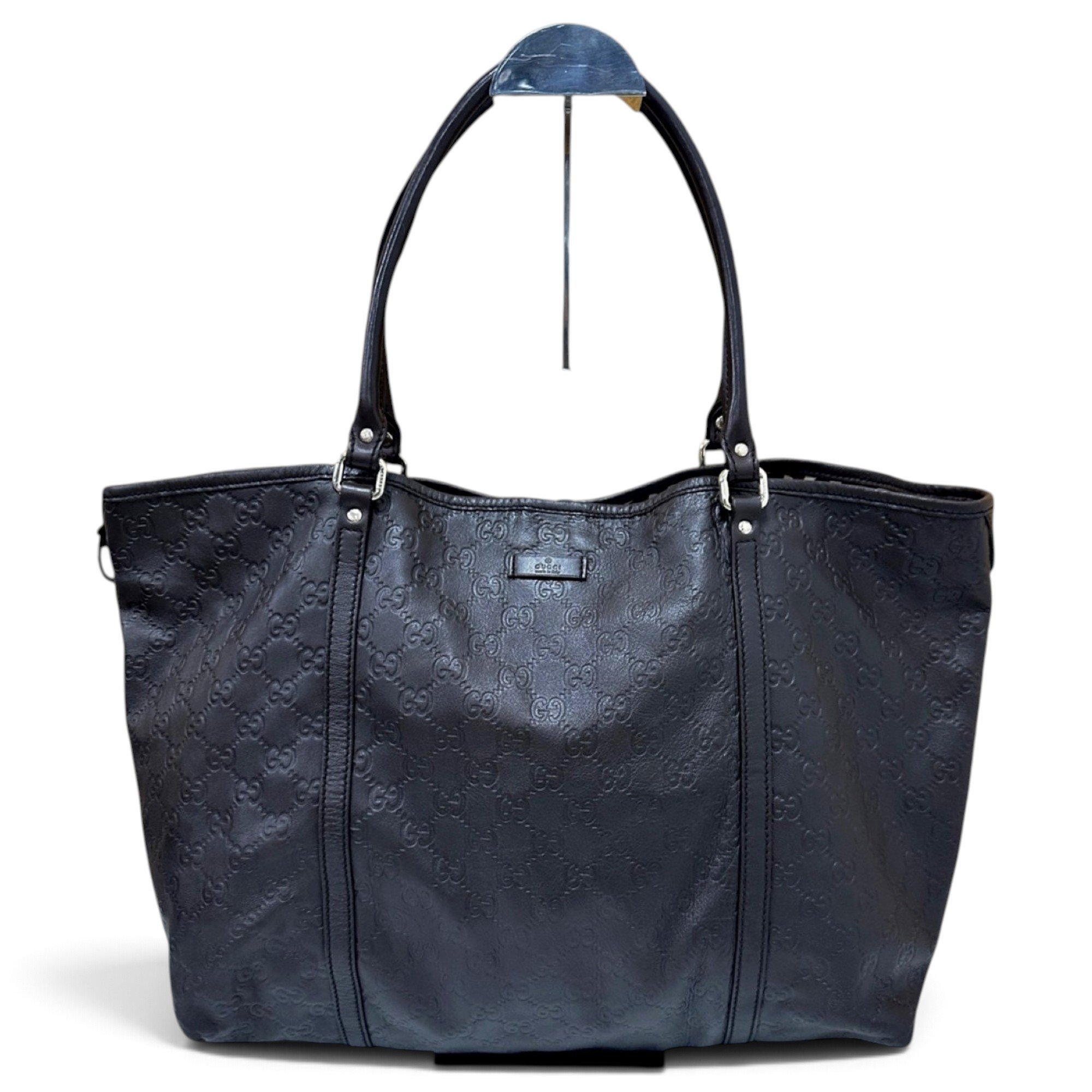 Leather tote