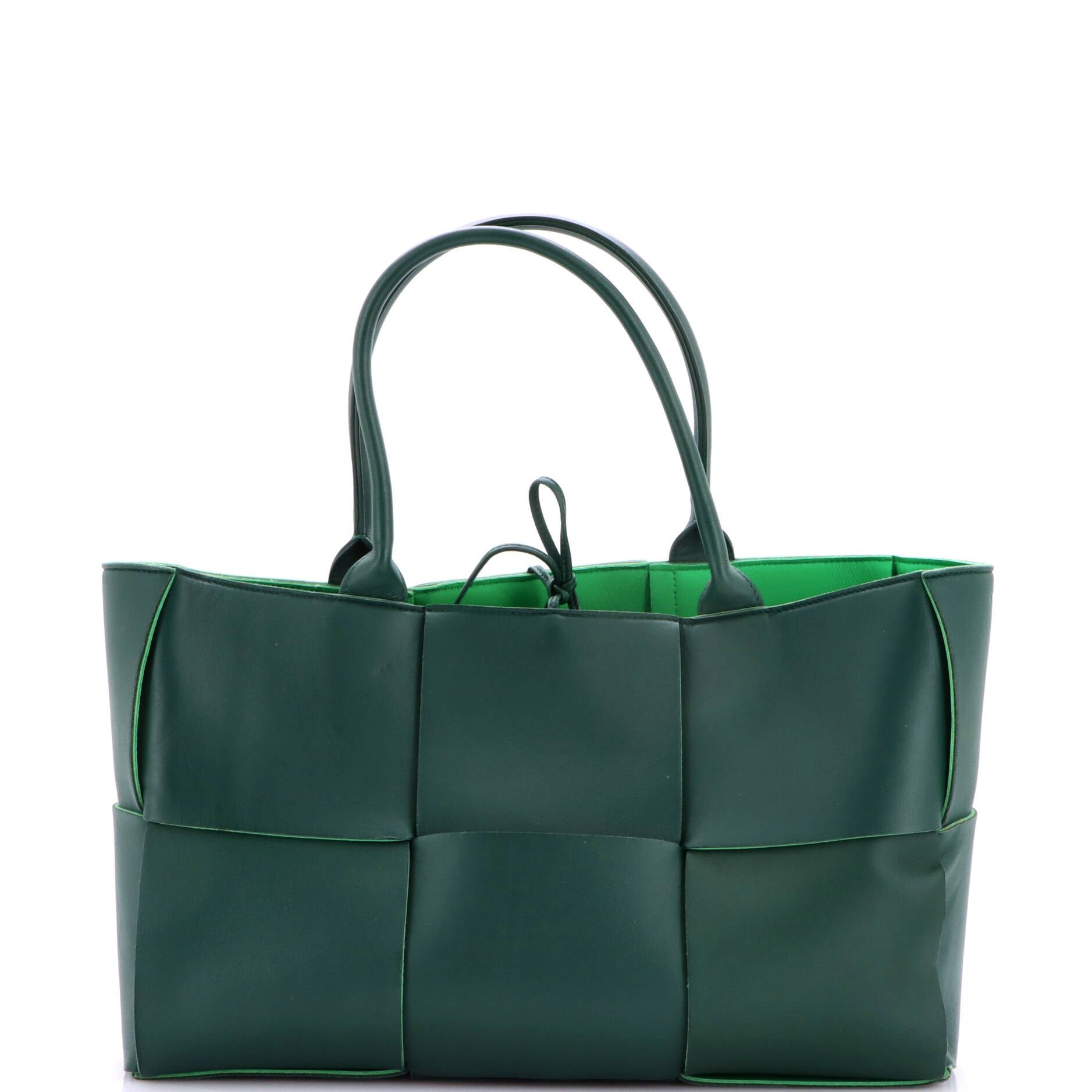 Arco Tote Maxi Intrecciato Leather Medium