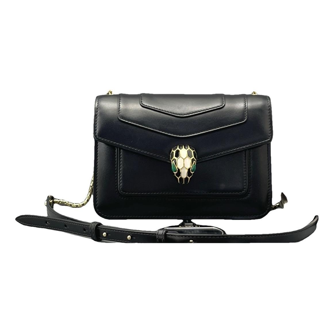 Serpenti leather handbag