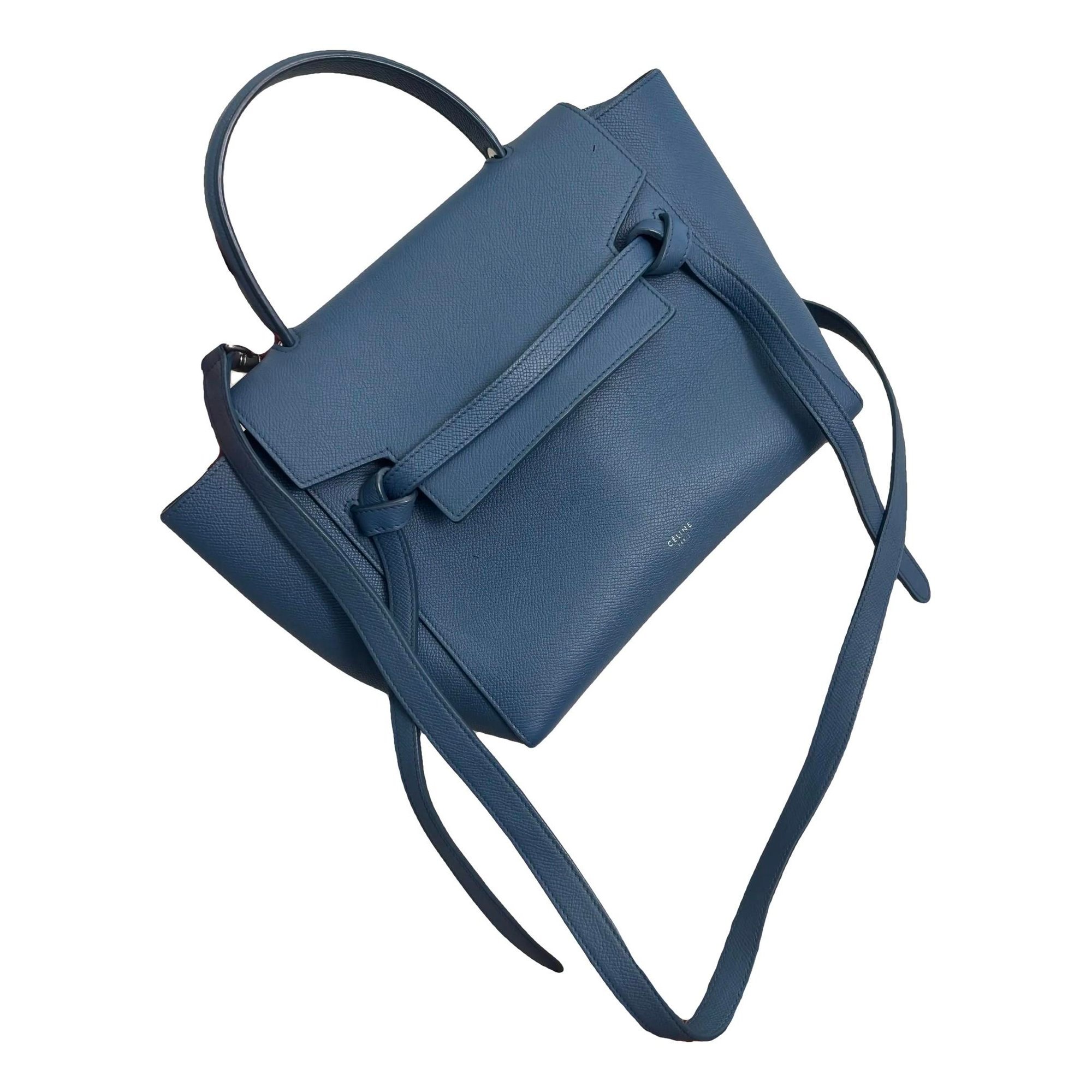 Belt leather handbag