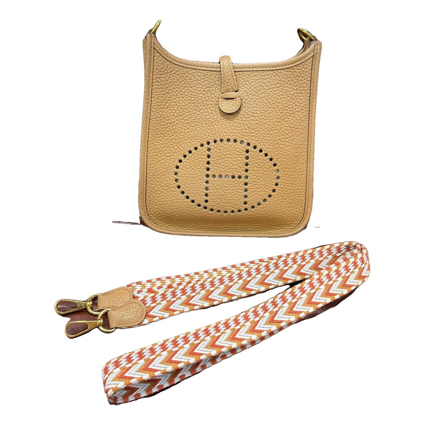 Evelyne leather handbag