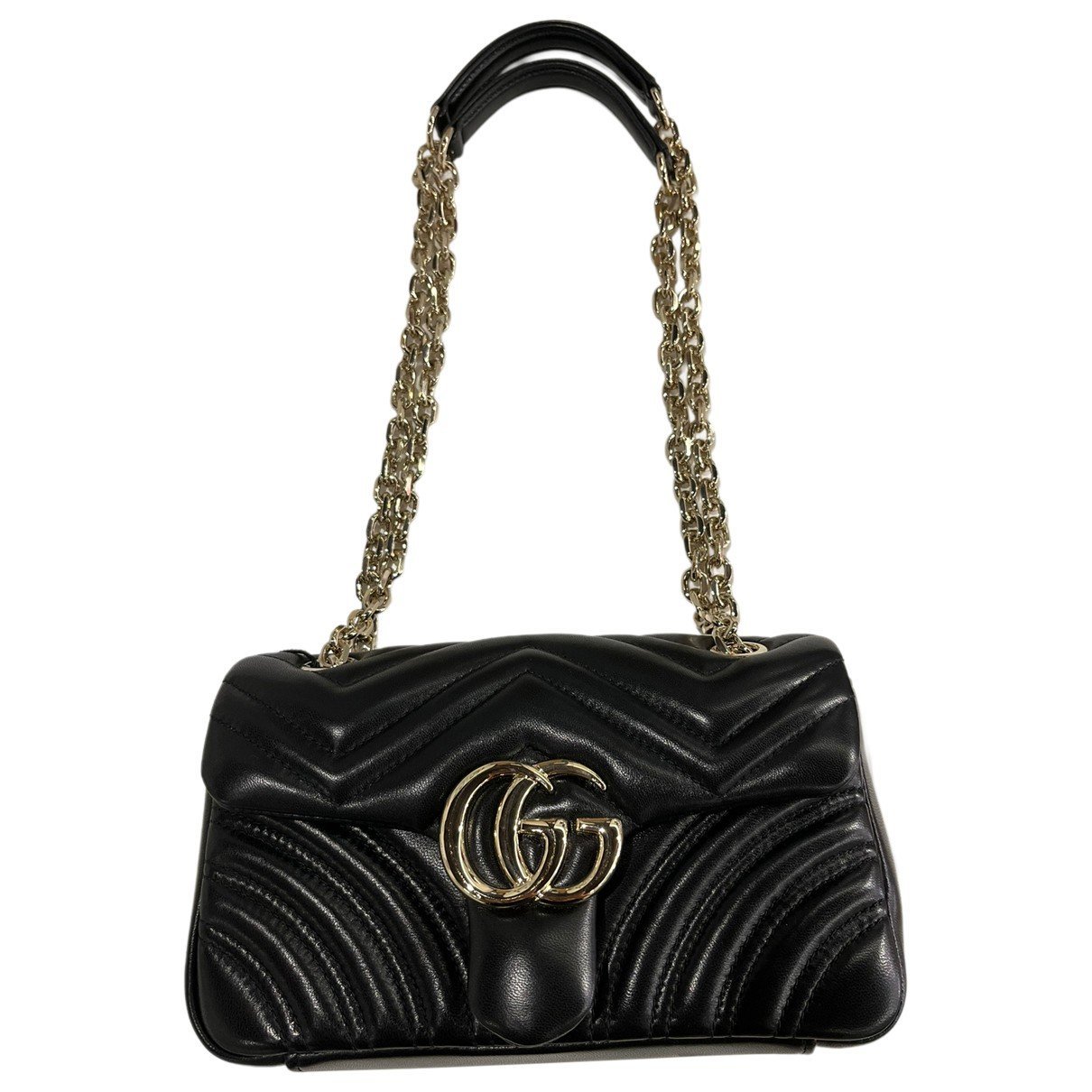 GG Marmont Flap leather handbag