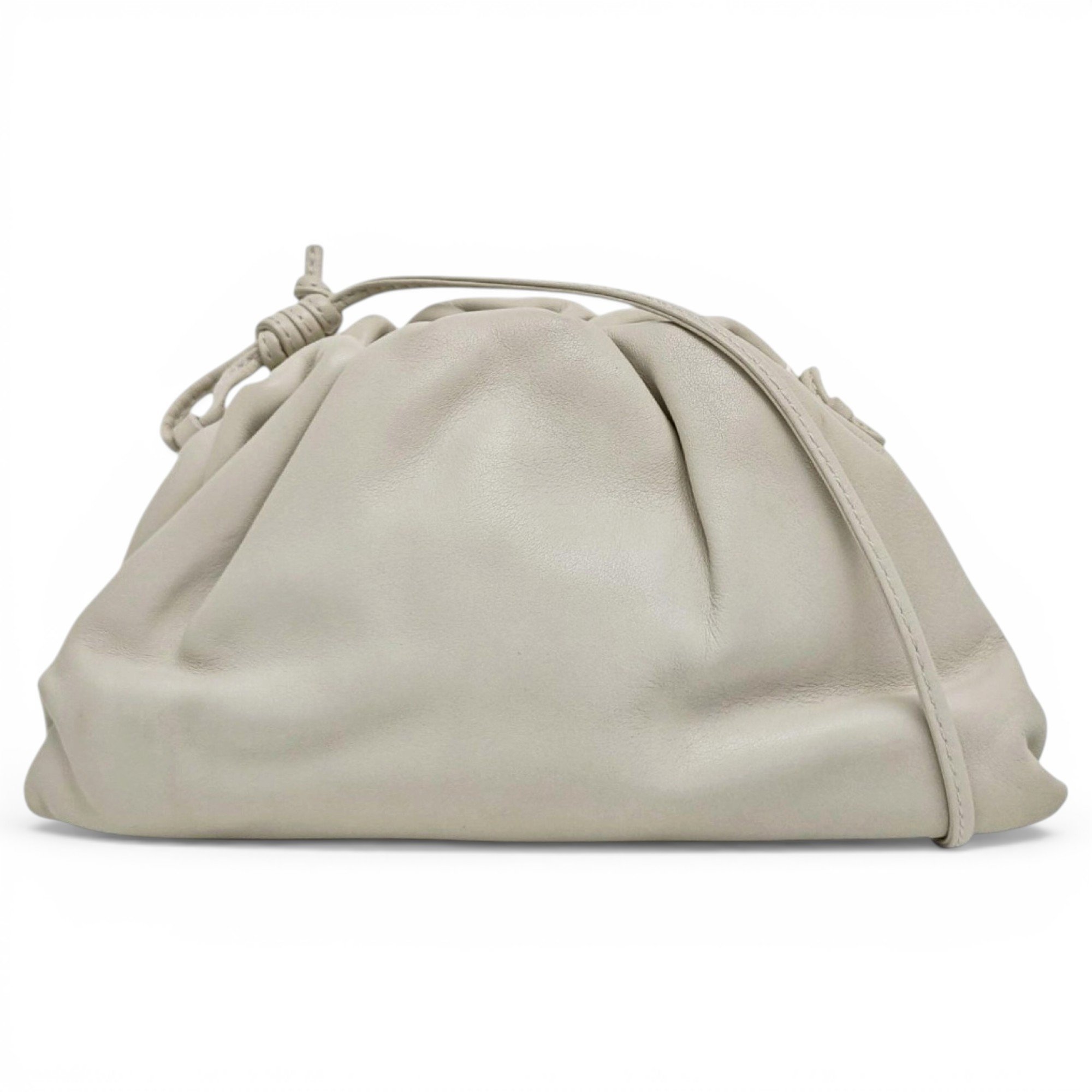 Pouch leather handbag