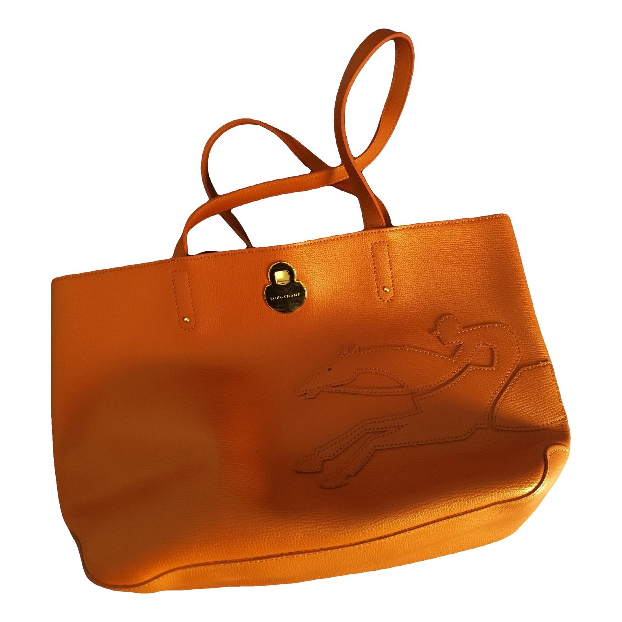 Leather tote