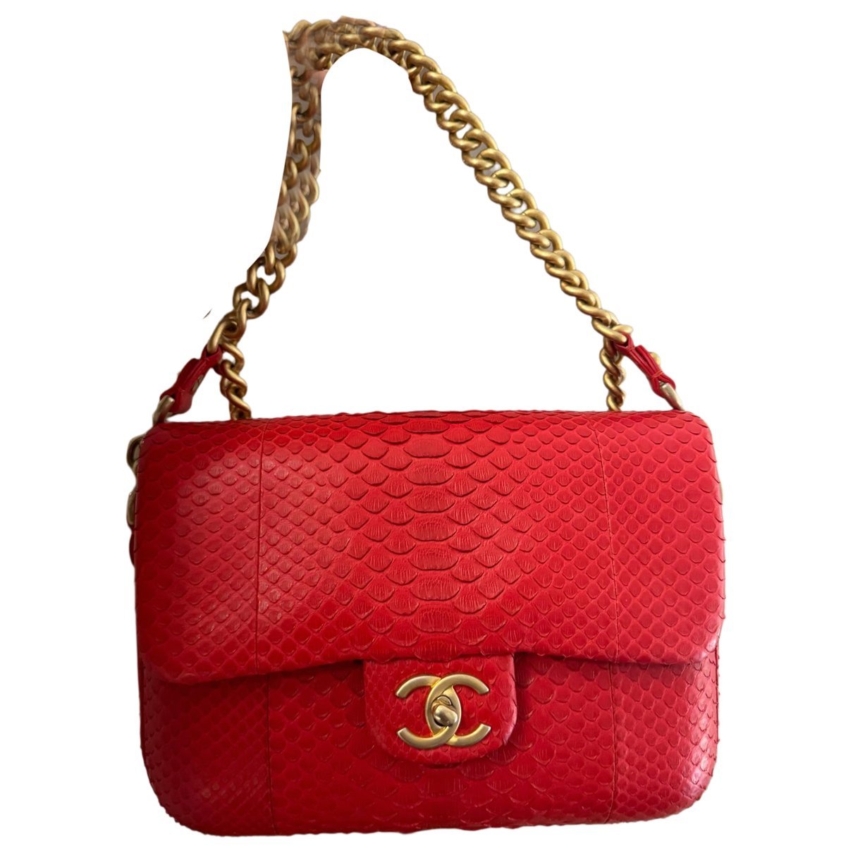 Timeless/Classique python handbag