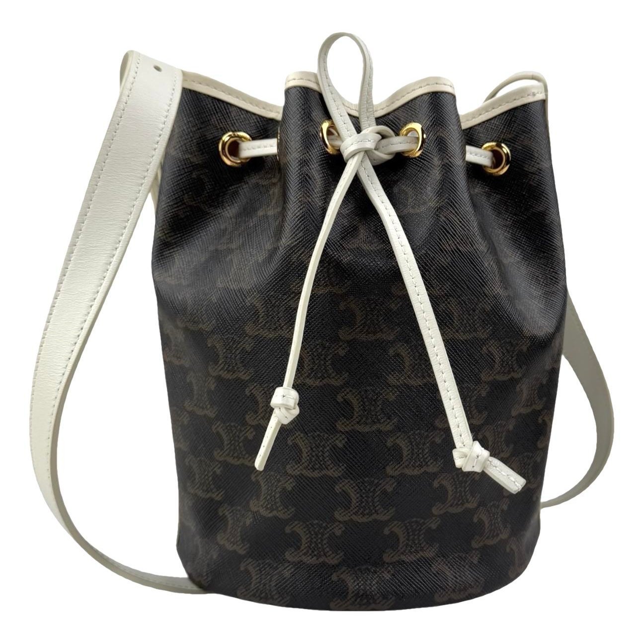 Triomphe leather crossbody bag