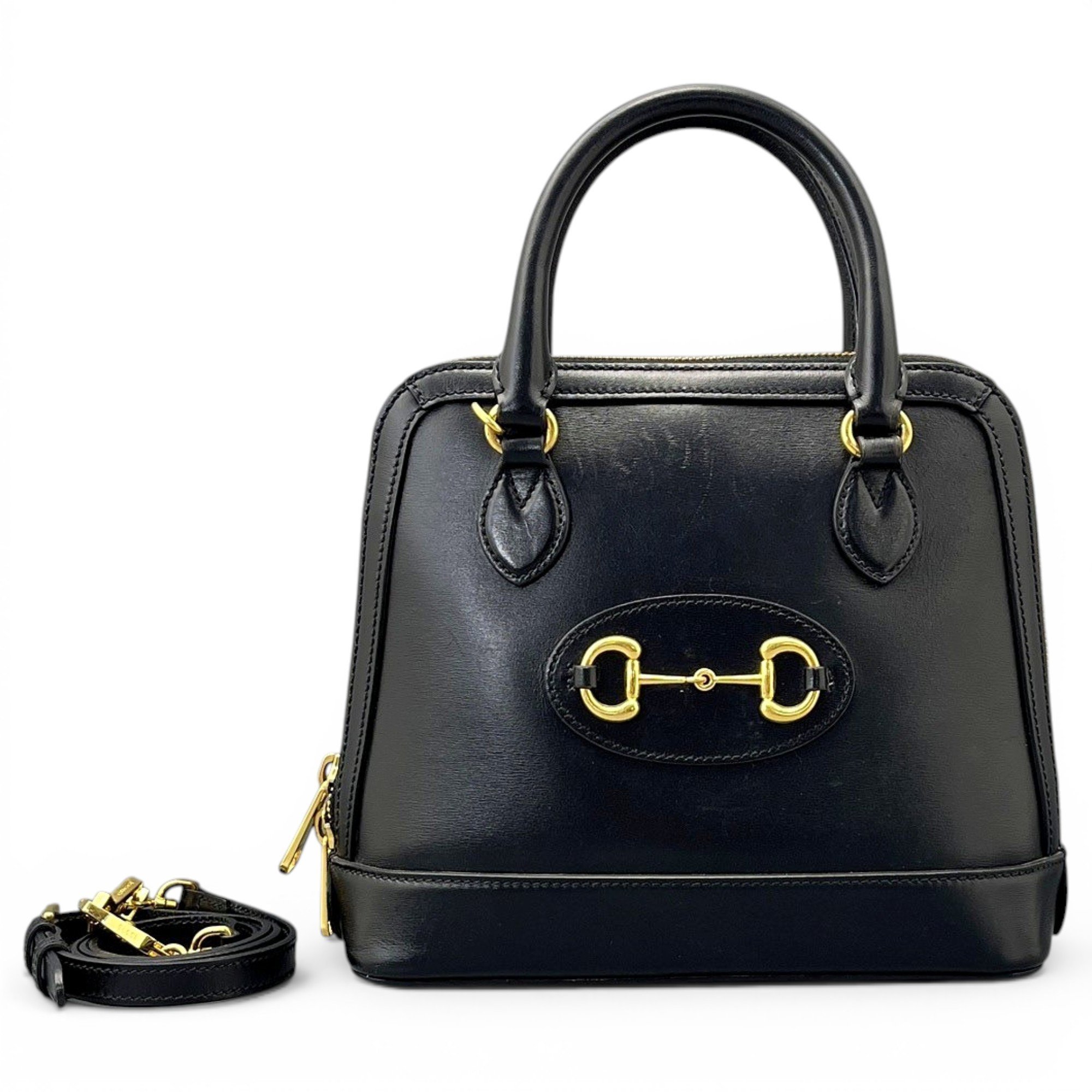 Handle Horsebit 1955 leather handbag