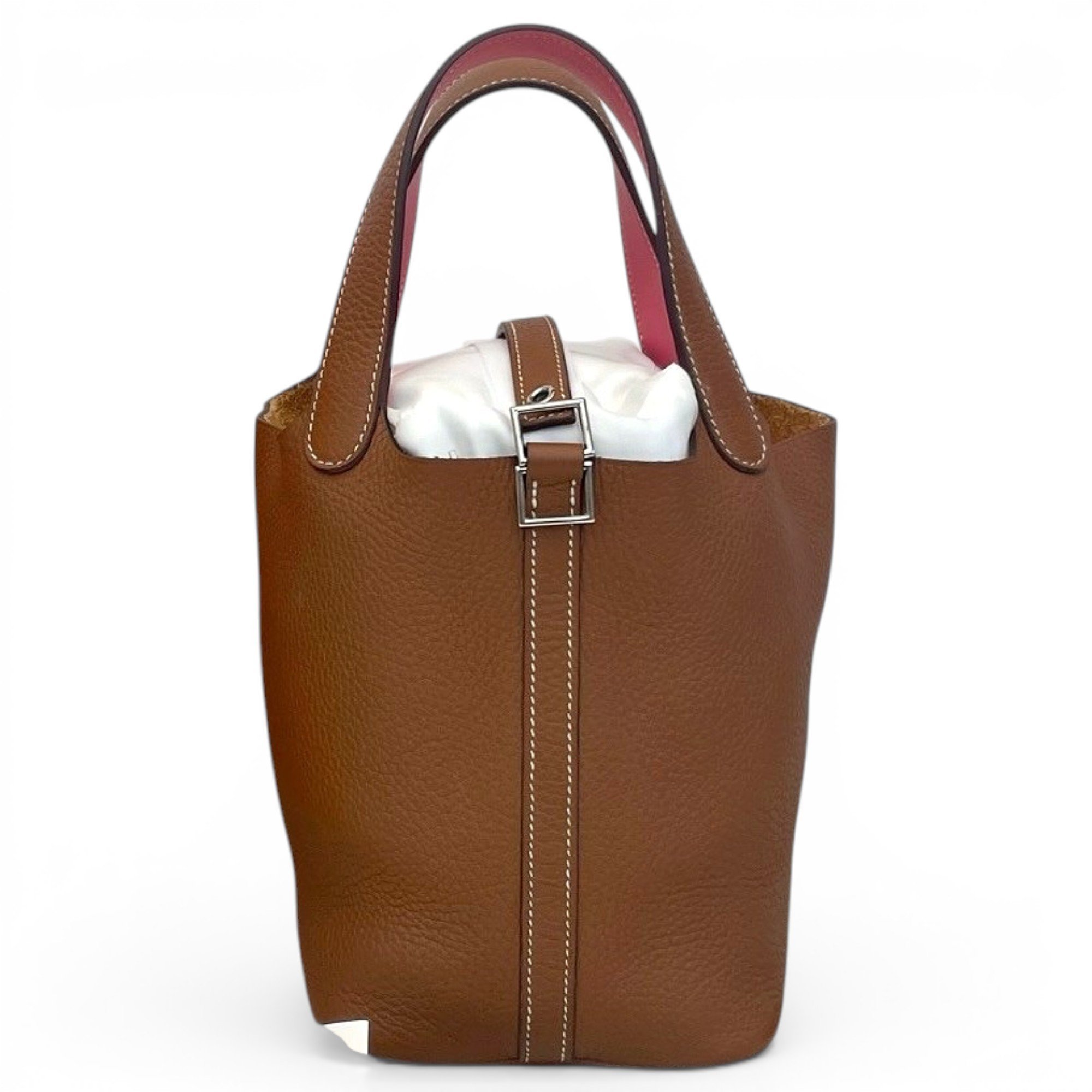 Picotin leather handbag