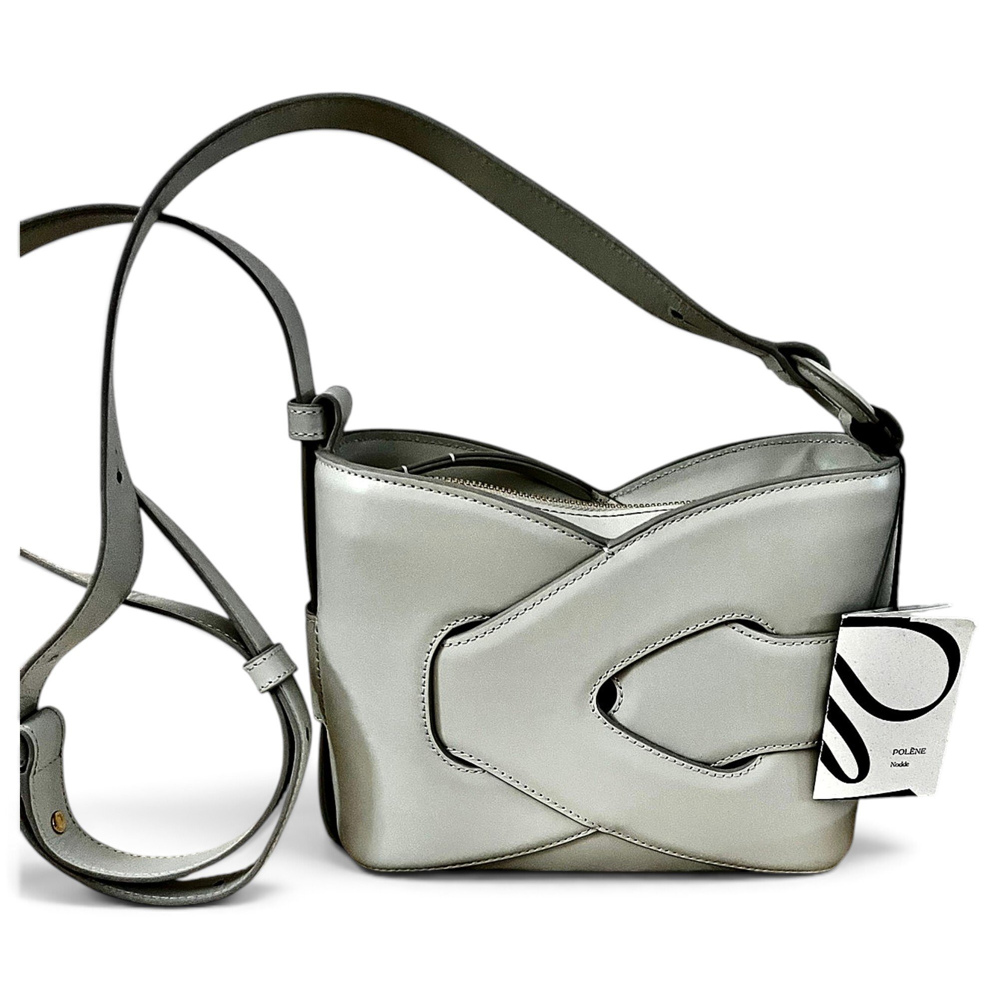 Leather crossbody bag