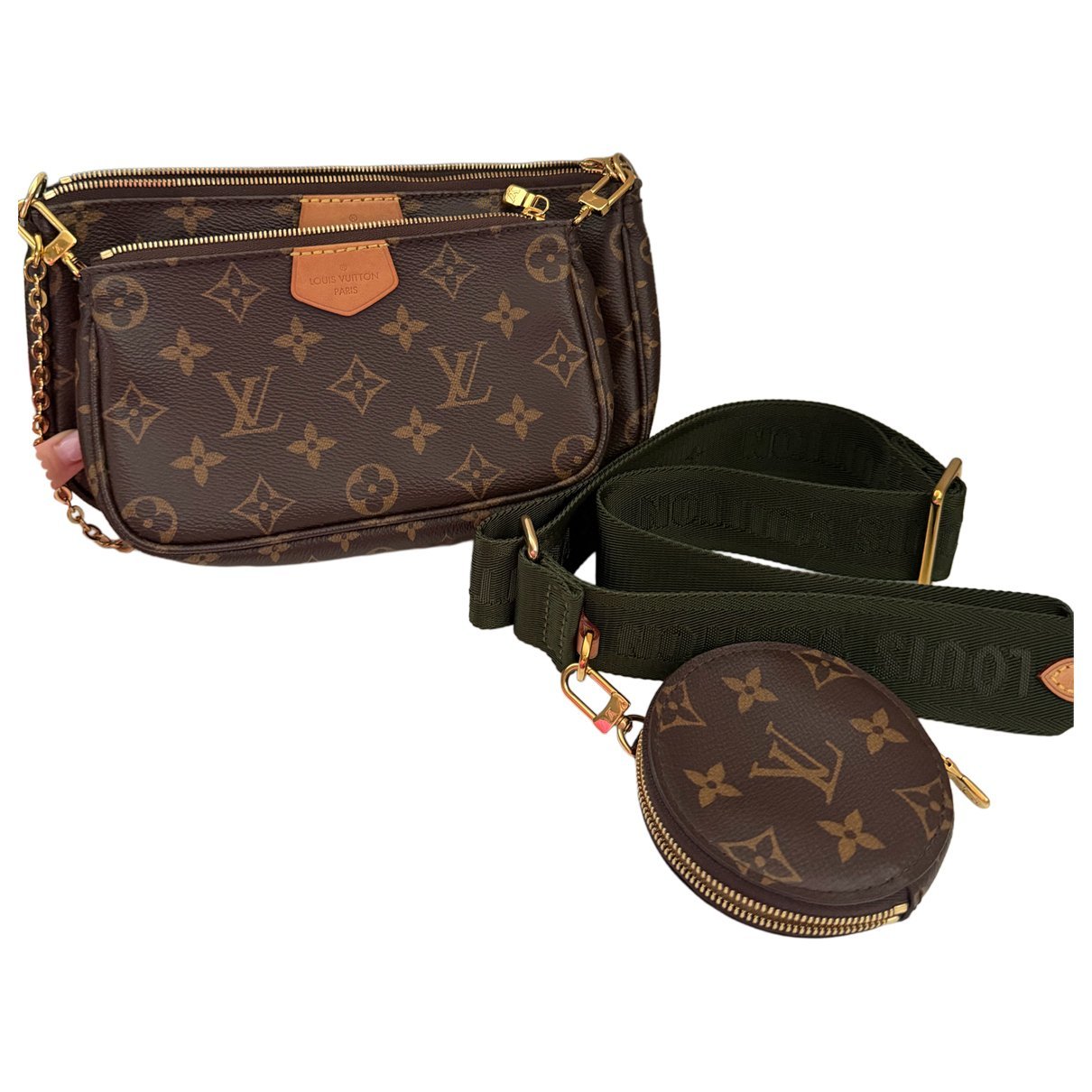 Multi Pochette Accessoires leather crossbody bag