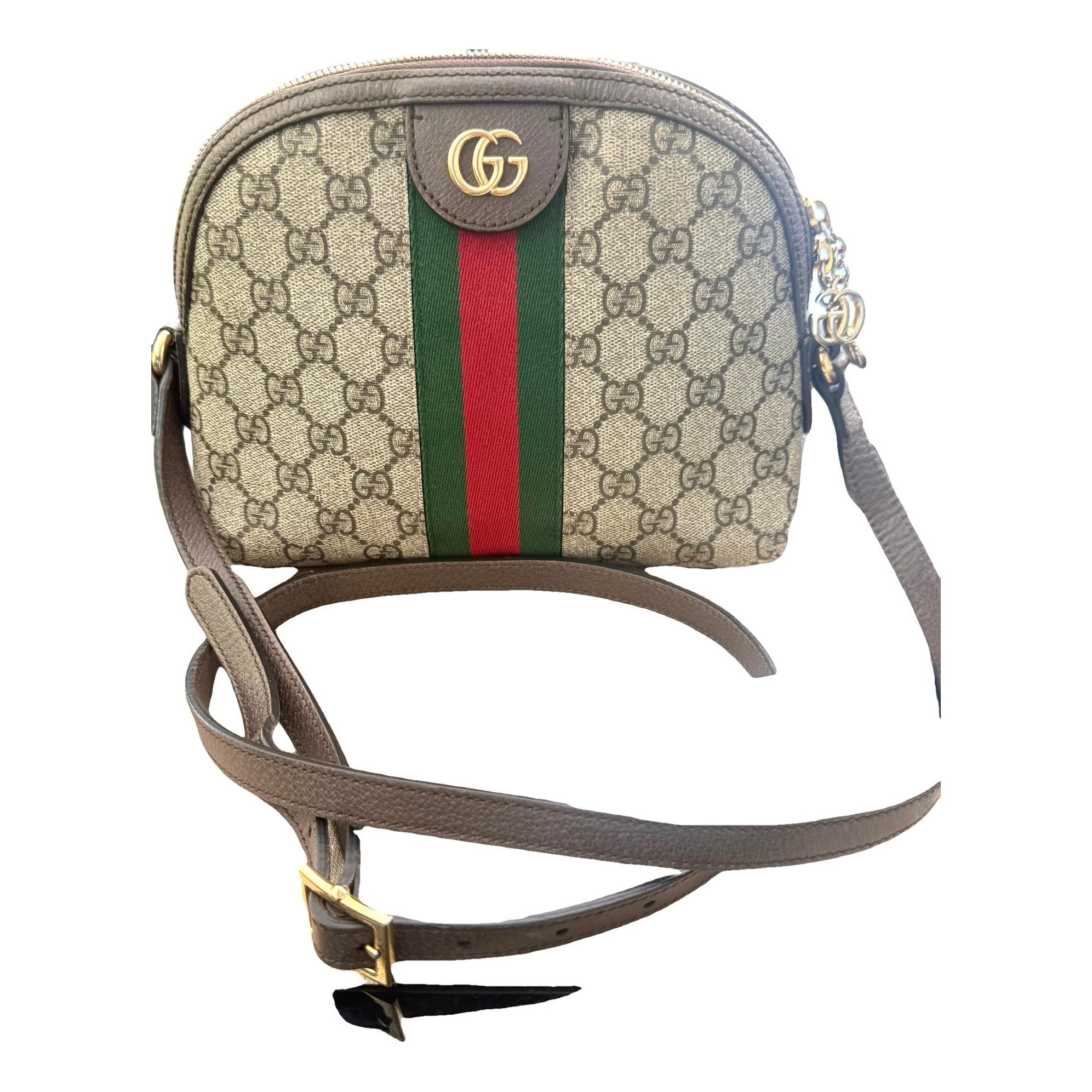 Ophidia Dome leather handbag