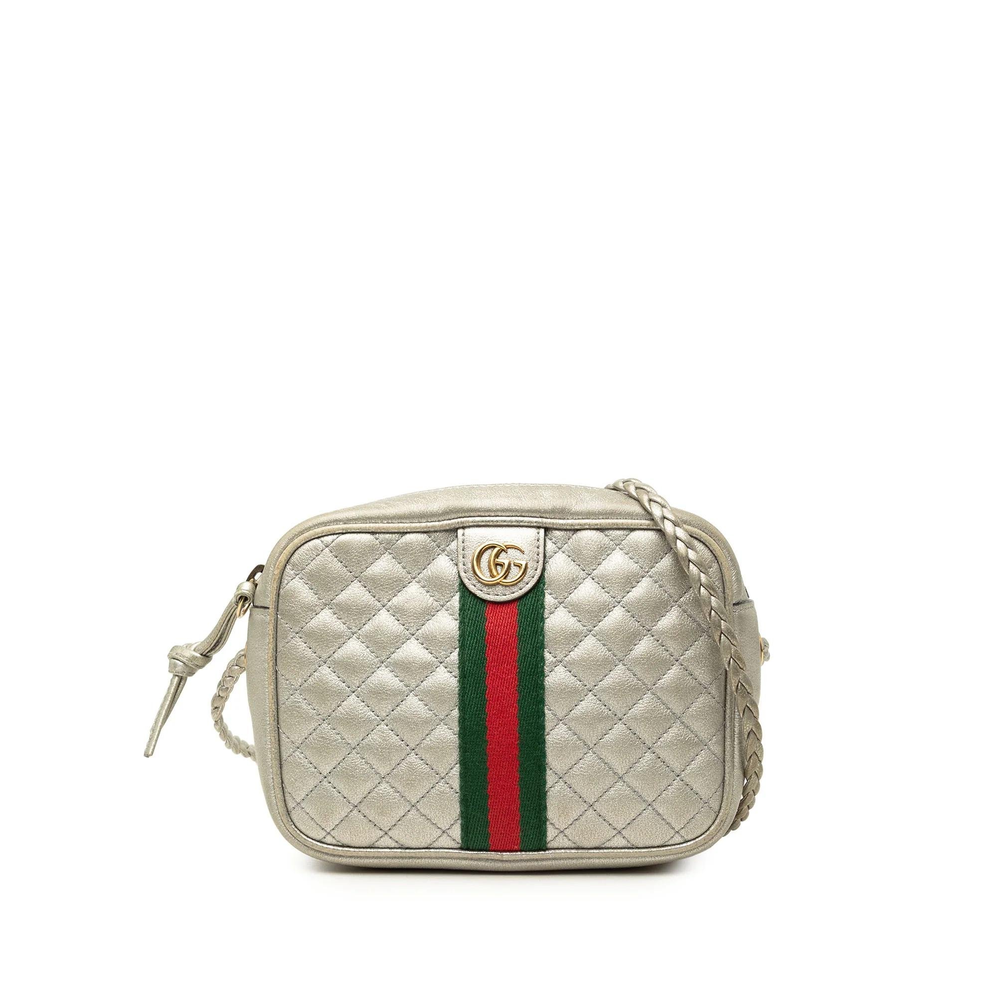 Gucci B leather crossbody bag