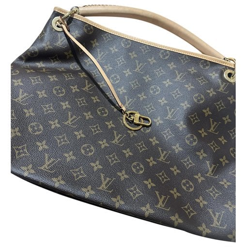 Artsy leather handbag