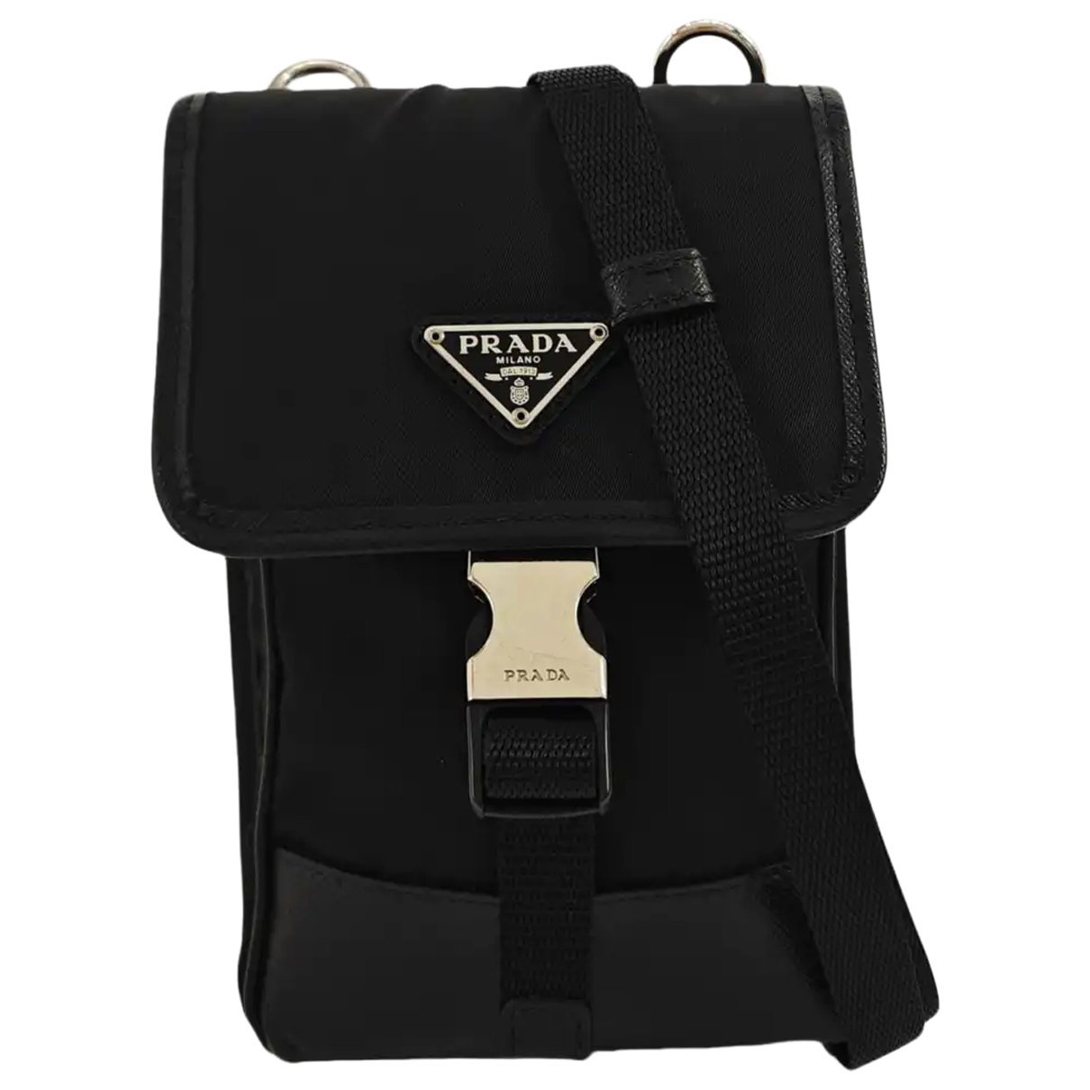Re-Nylon cloth crossbody bag