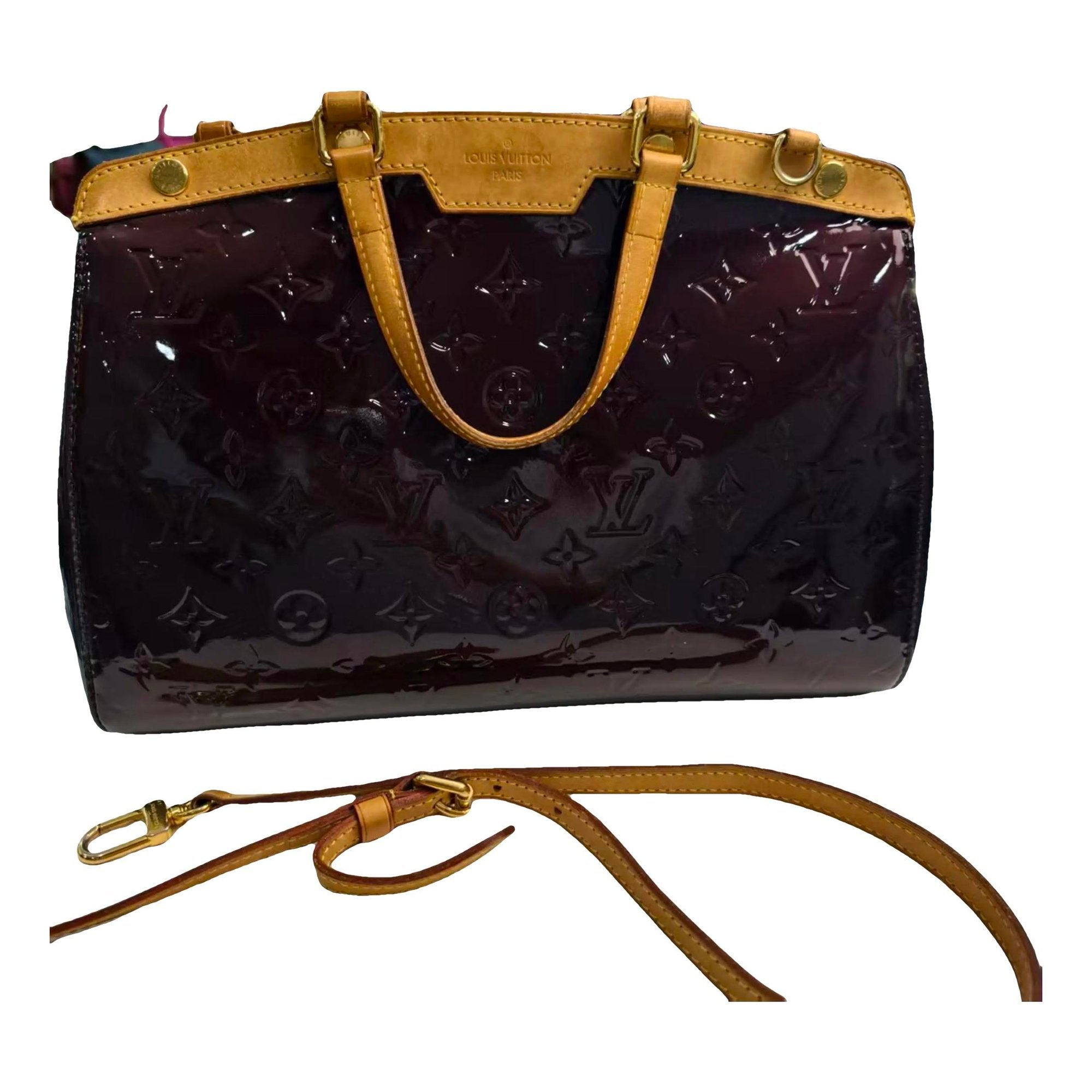 Bréa patent leather crossbody bag