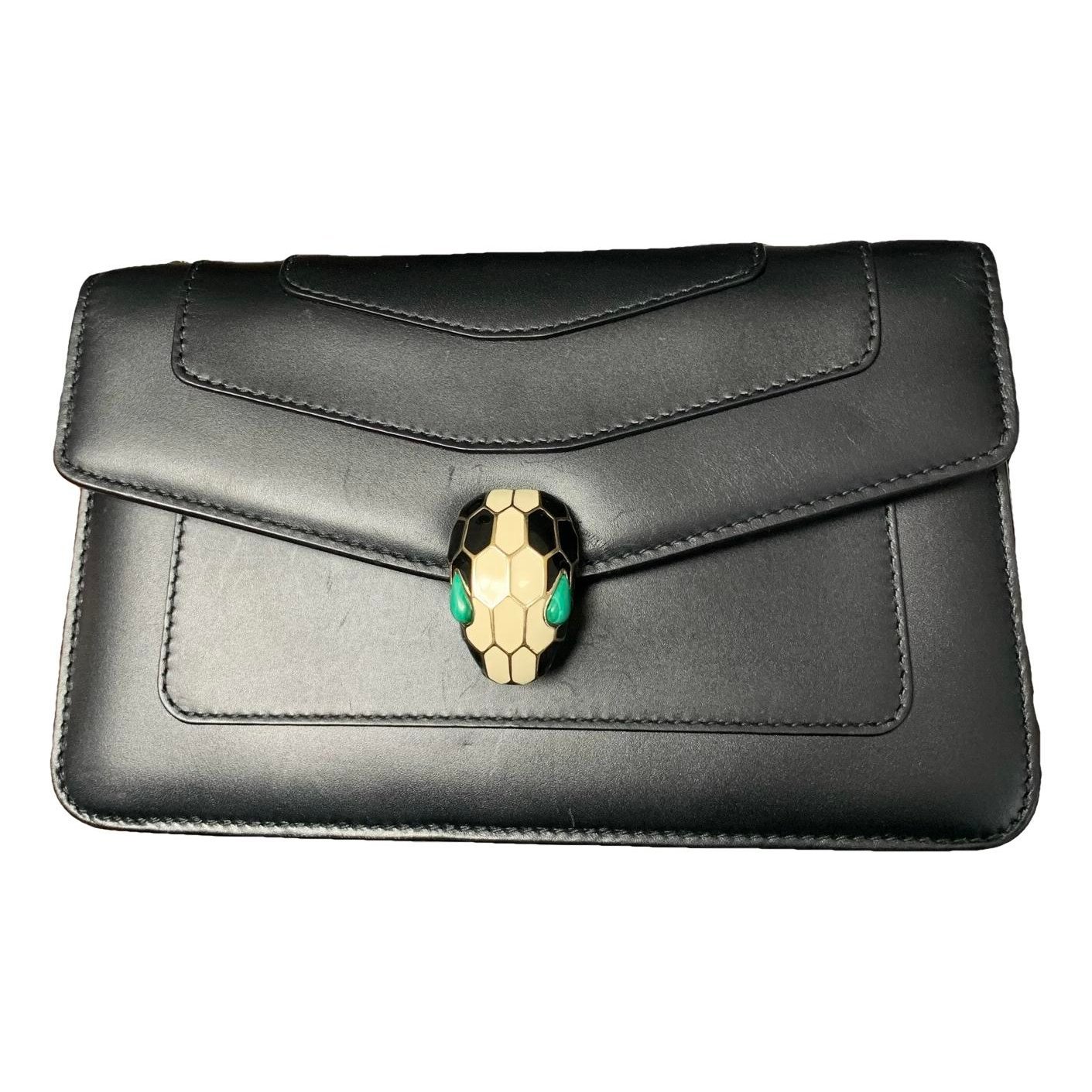 Serpenti leather handbag