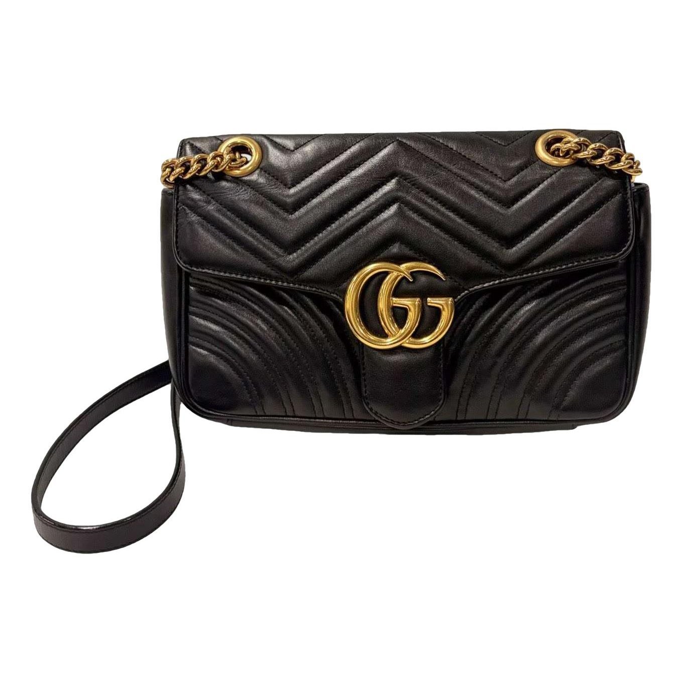 GG Marmont Flap leather crossbody bag