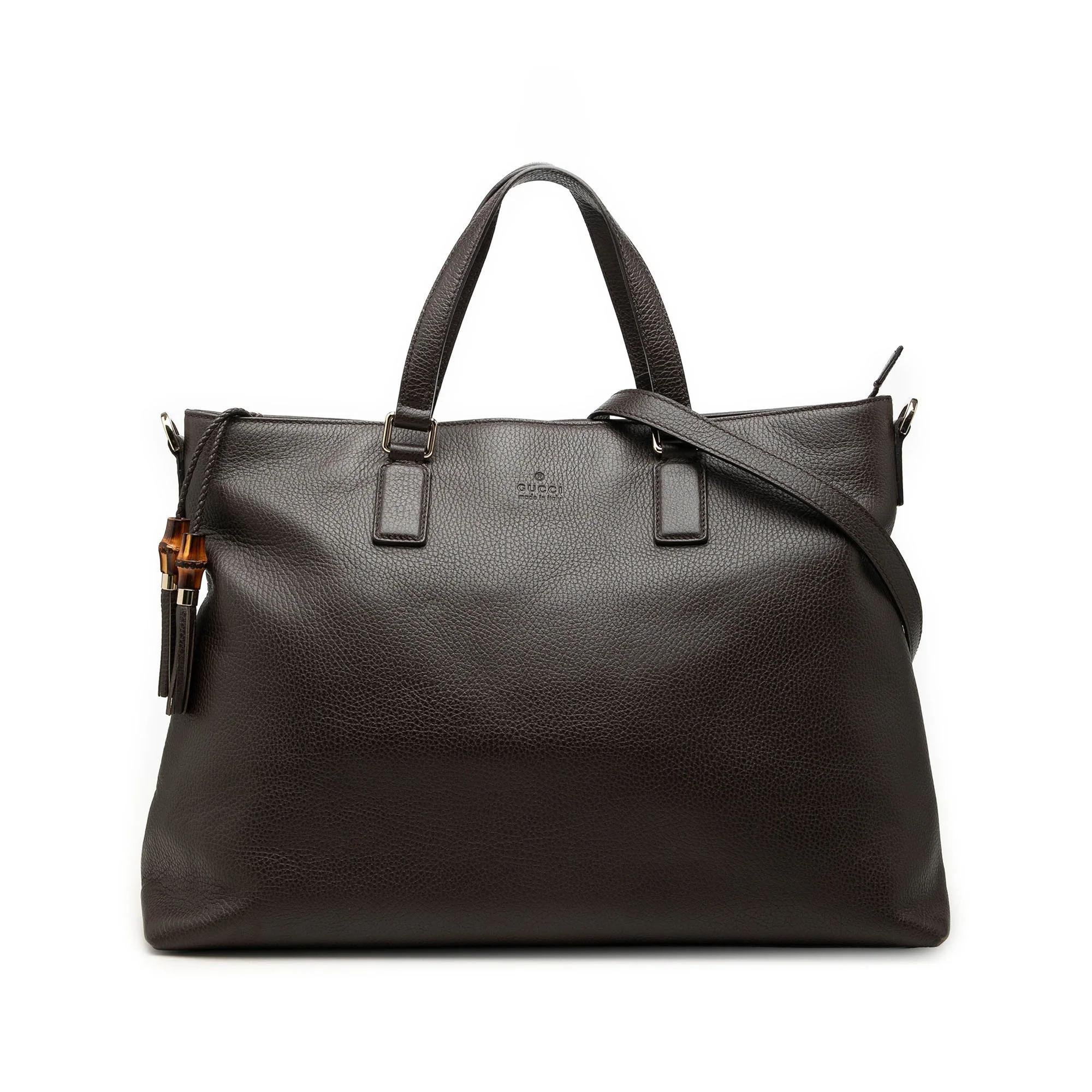 Bamboo leather satchel