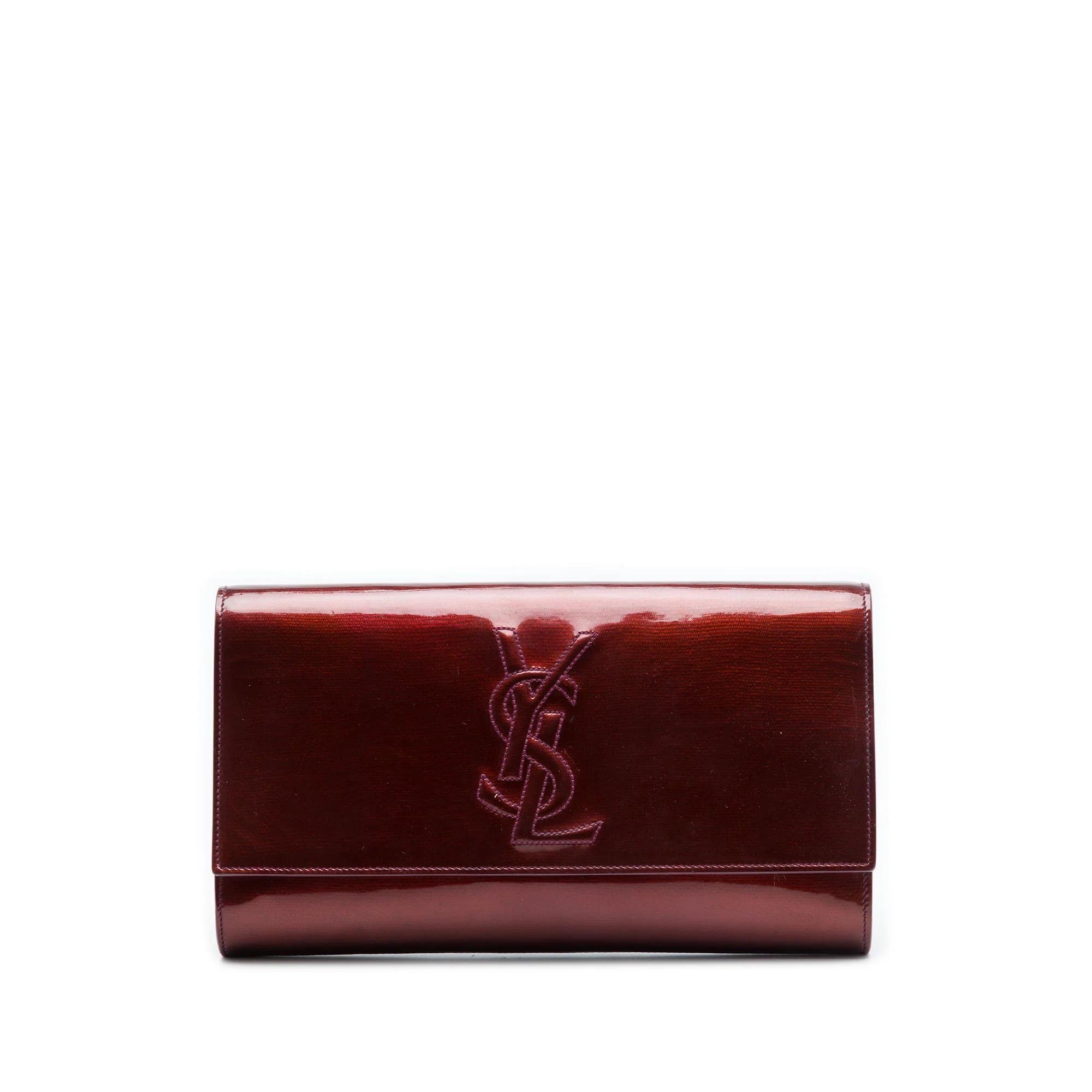 Patent leather handbag