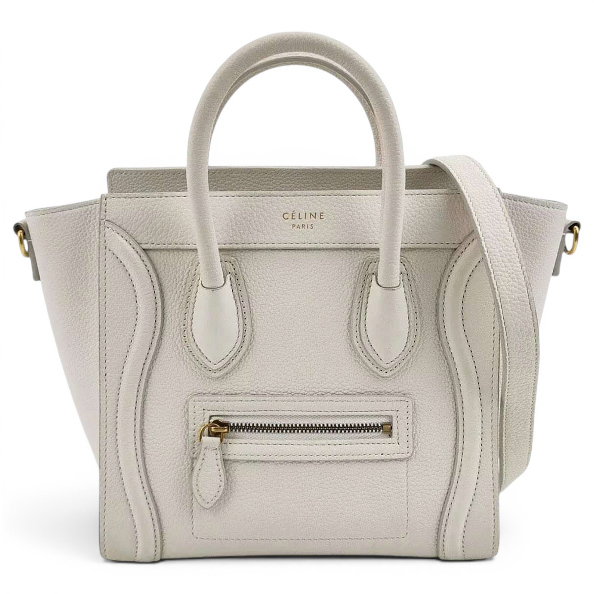 Nano Luggage leather handbag