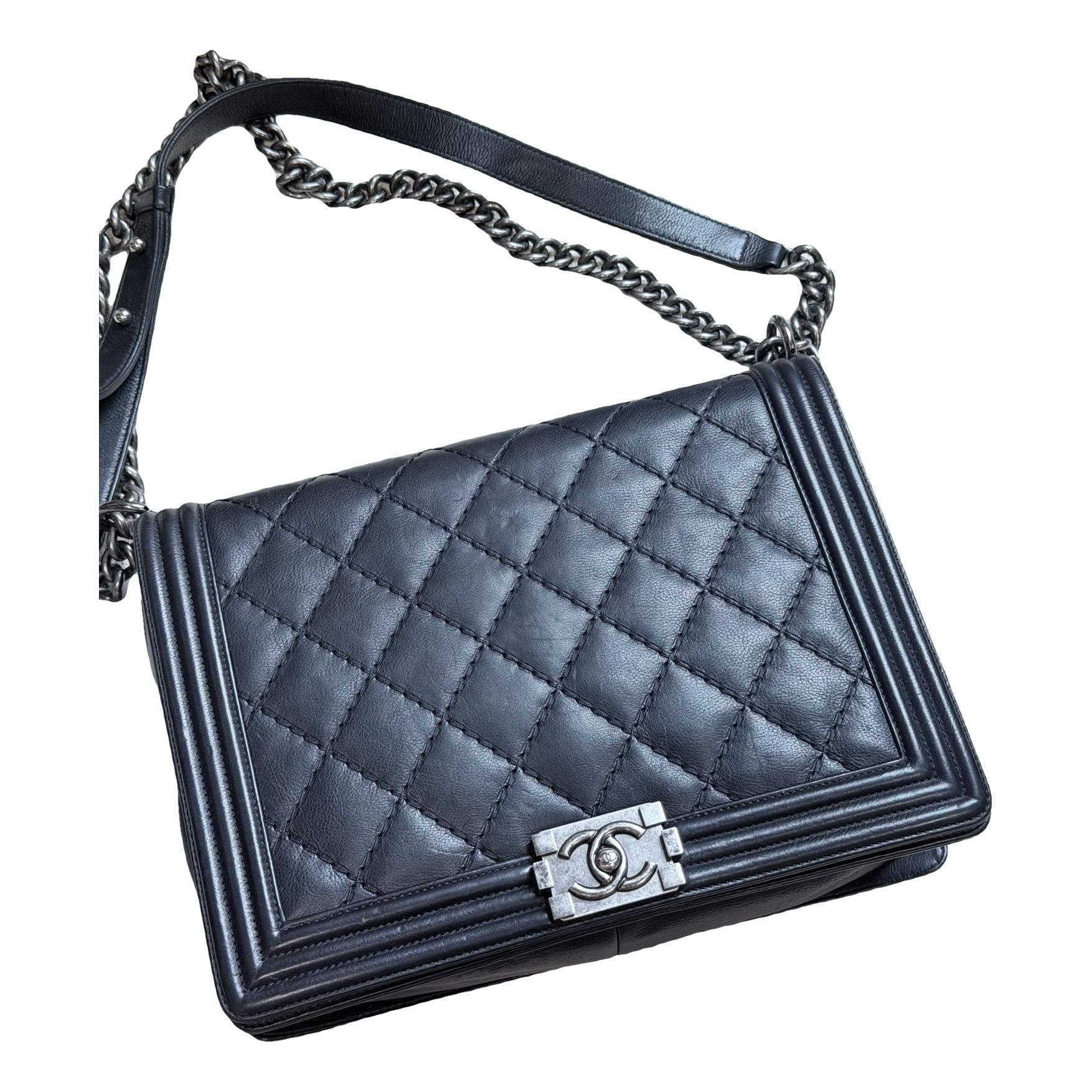 Wallet On Chain Boy pony-style calfskin handbag