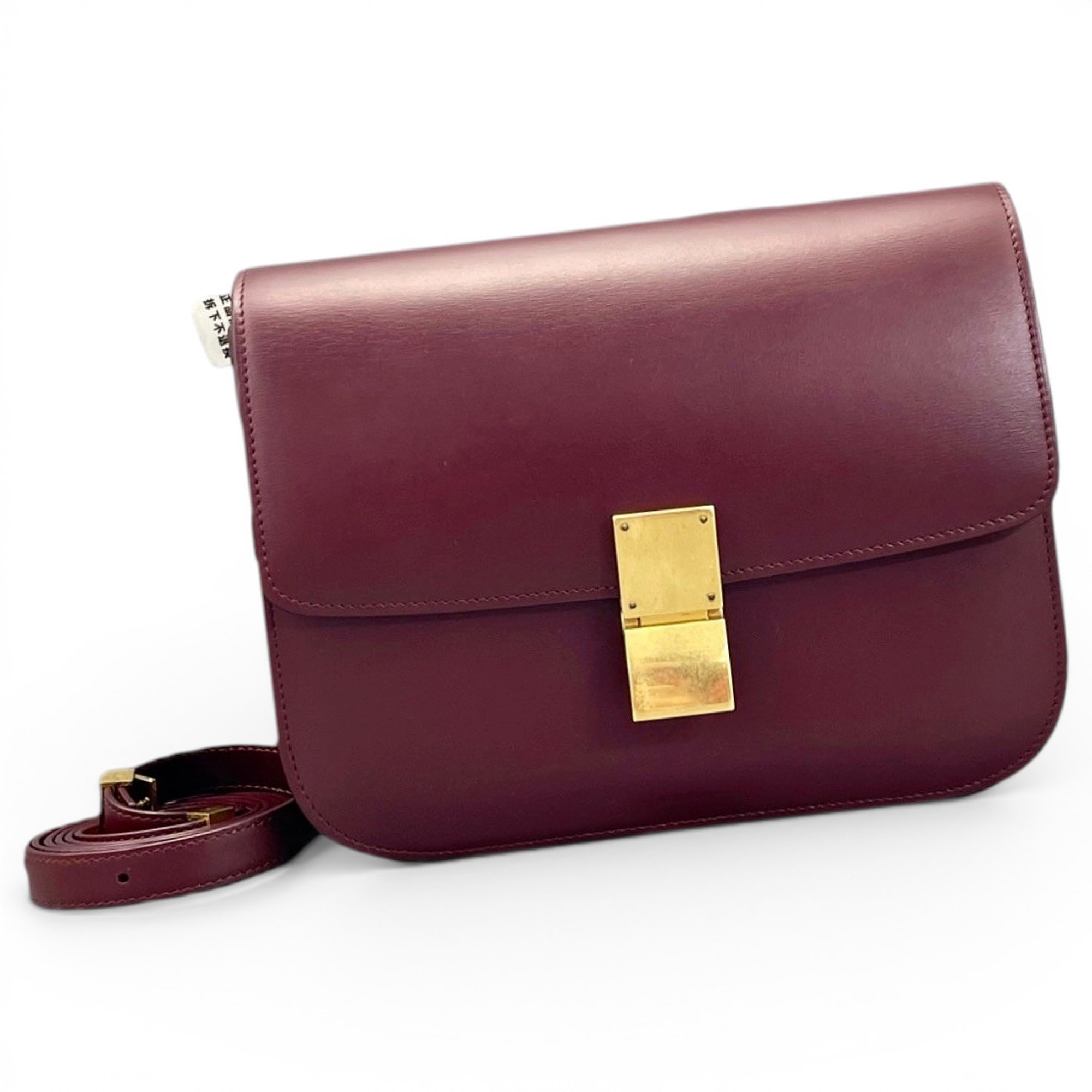 Classic leather handbag
