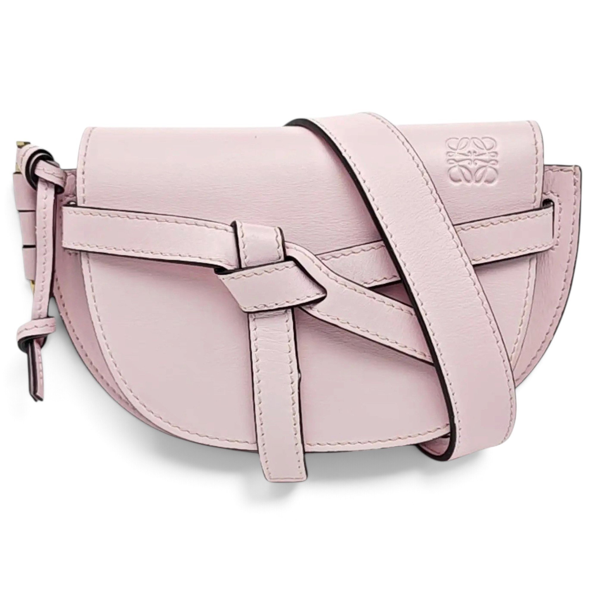 Gate leather crossbody bag