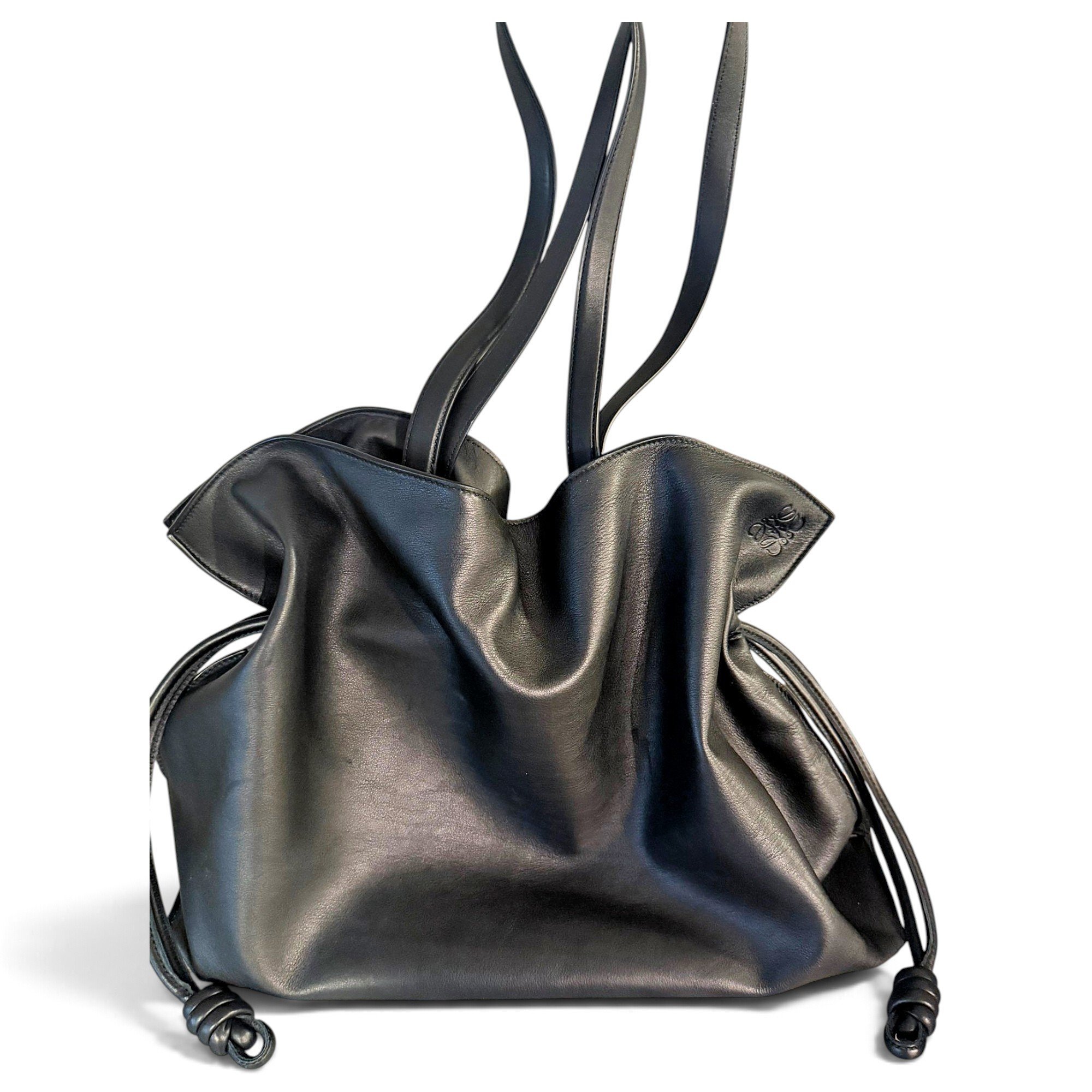 Flamenco leather handbag