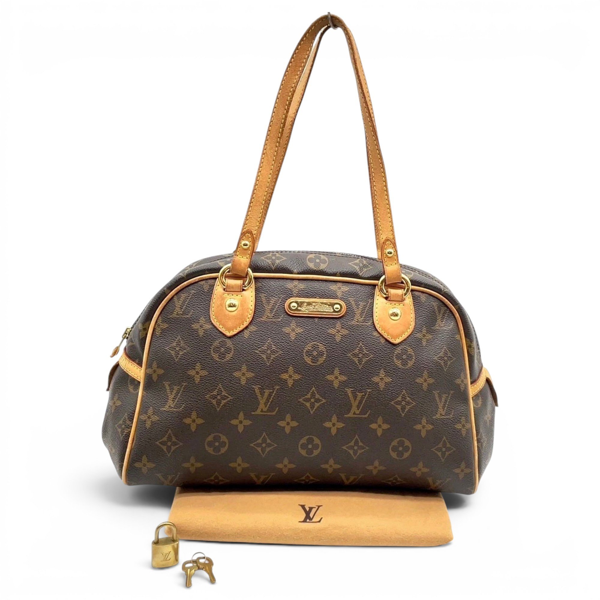 Montorgueil leather handbag