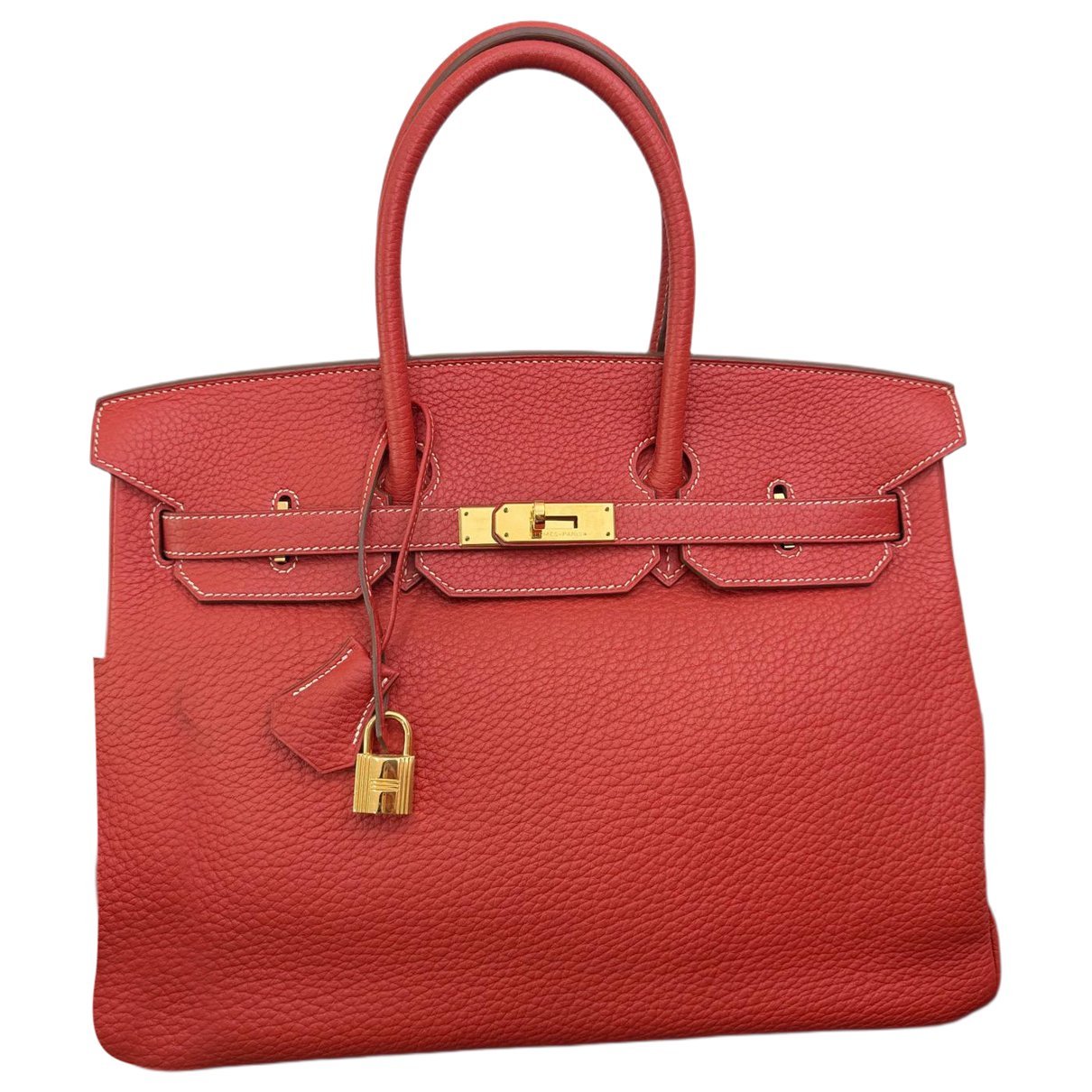 Birkin 35 leather handbag