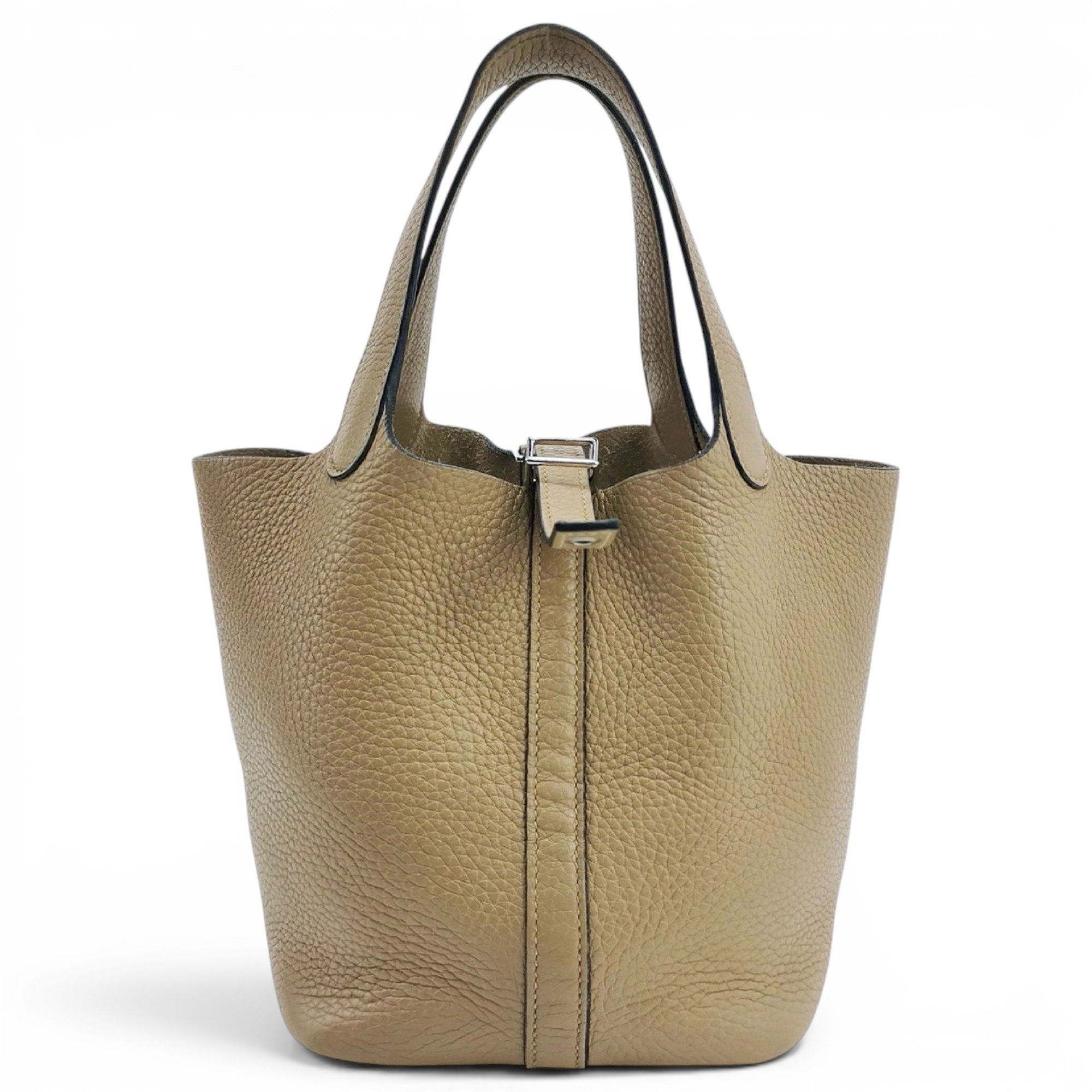 Hermes Picotin 18 Handbag Clemence Leather