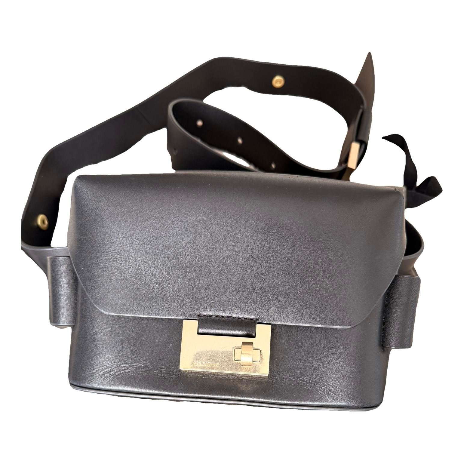 Leather crossbody bag