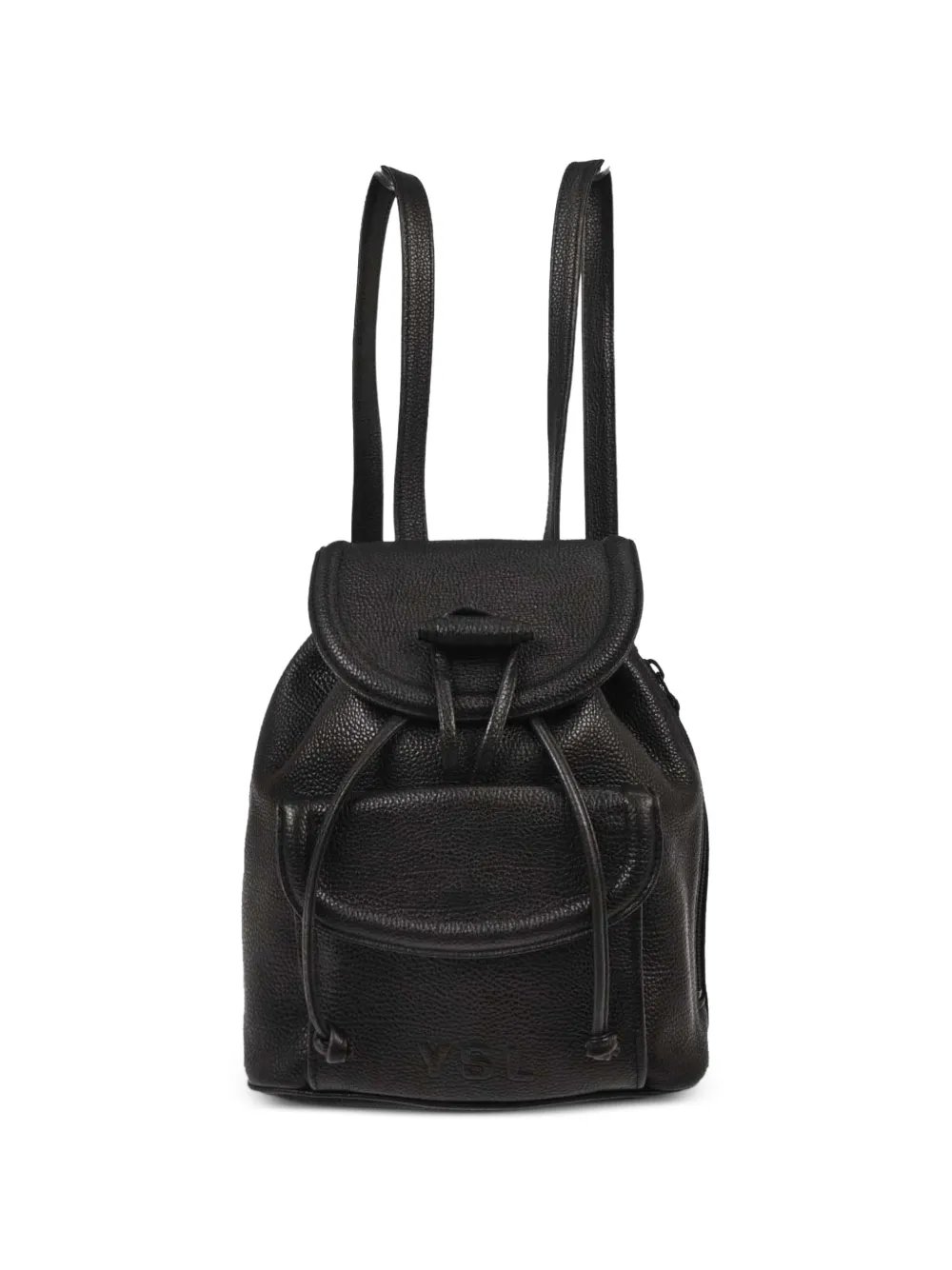 1990-2000s leather backpack