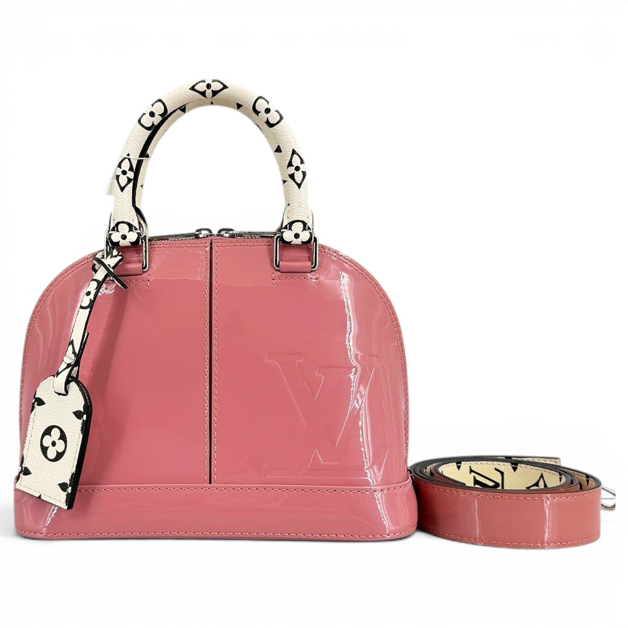 Alma BB patent leather handbag