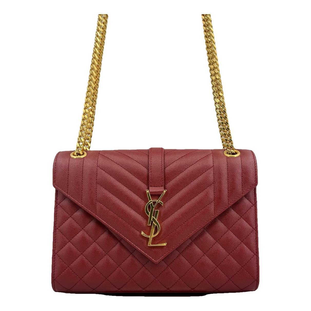 Saint Laurent Envelope leather handbag