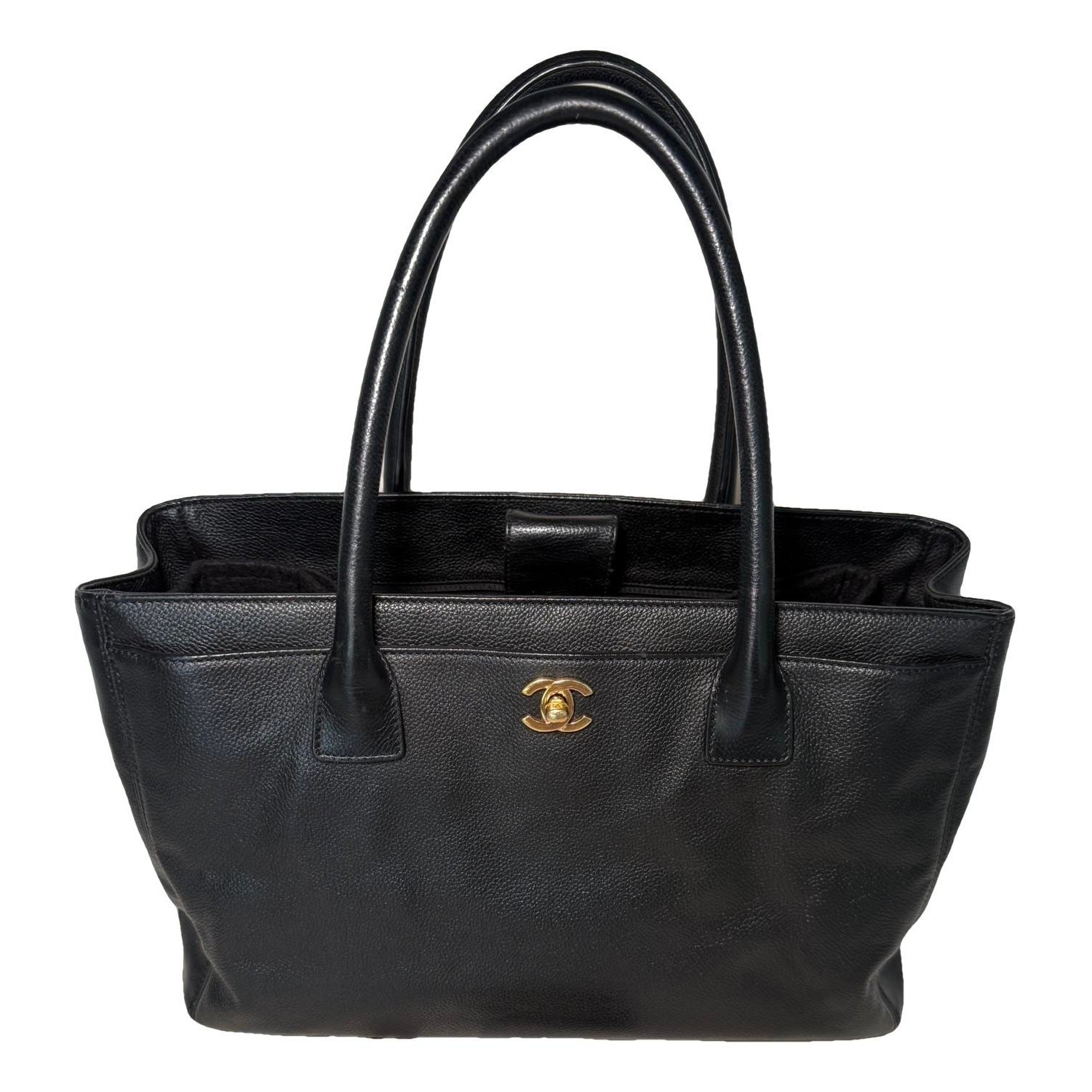Executive leather tote