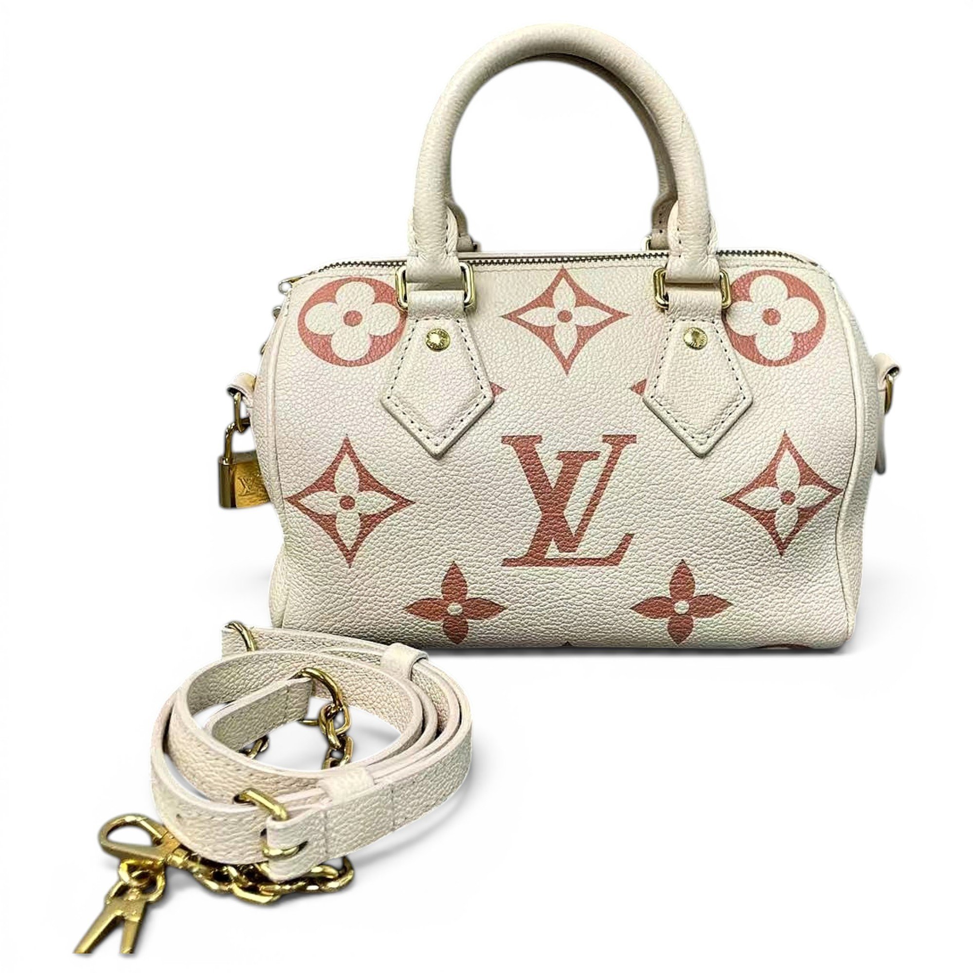 Speedy leather handbag