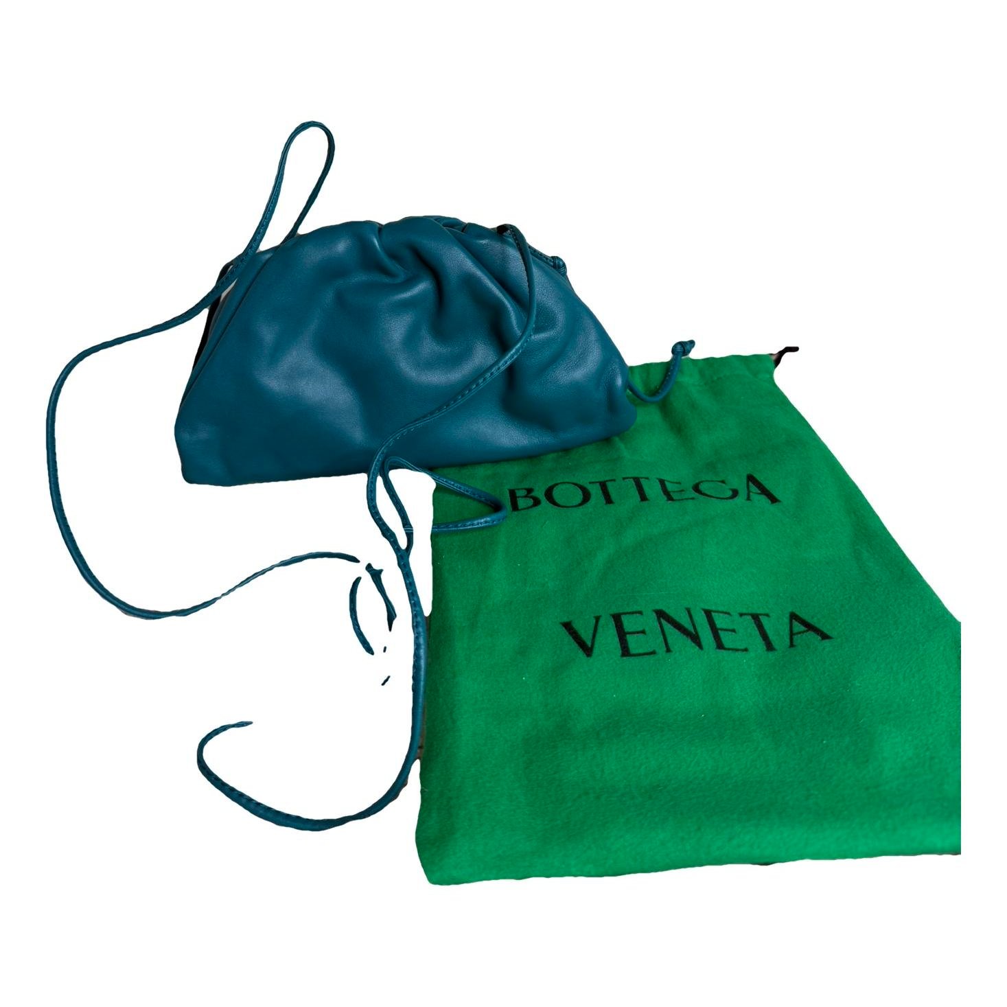 Pouch leather handbag