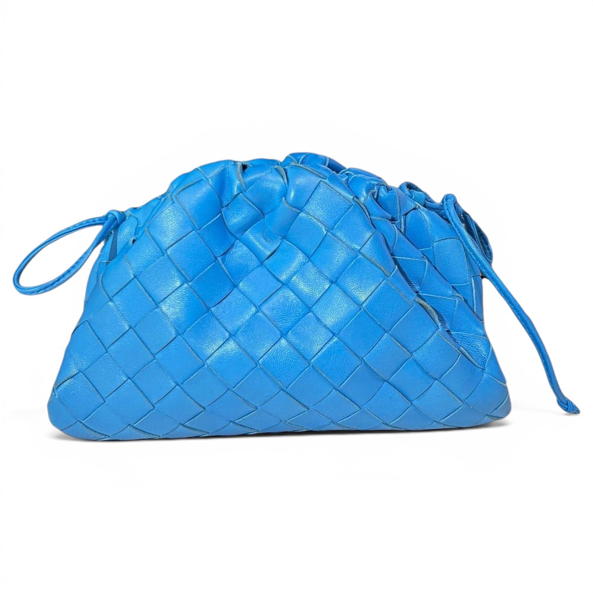 Pouch leather handbag