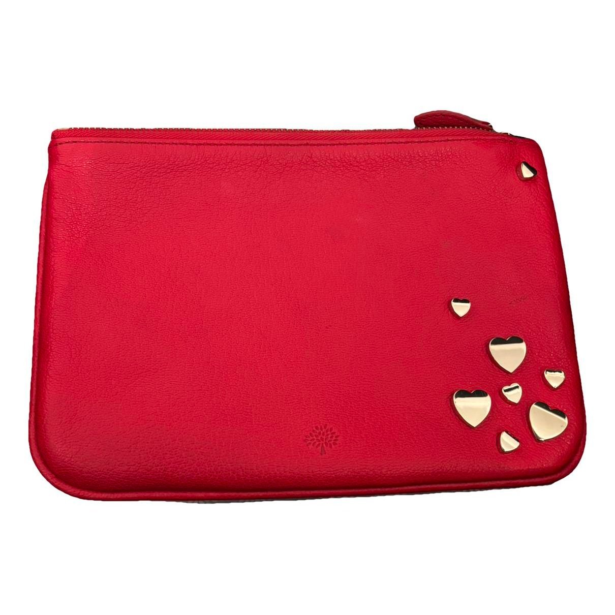 Mulberry Leather clutch bag