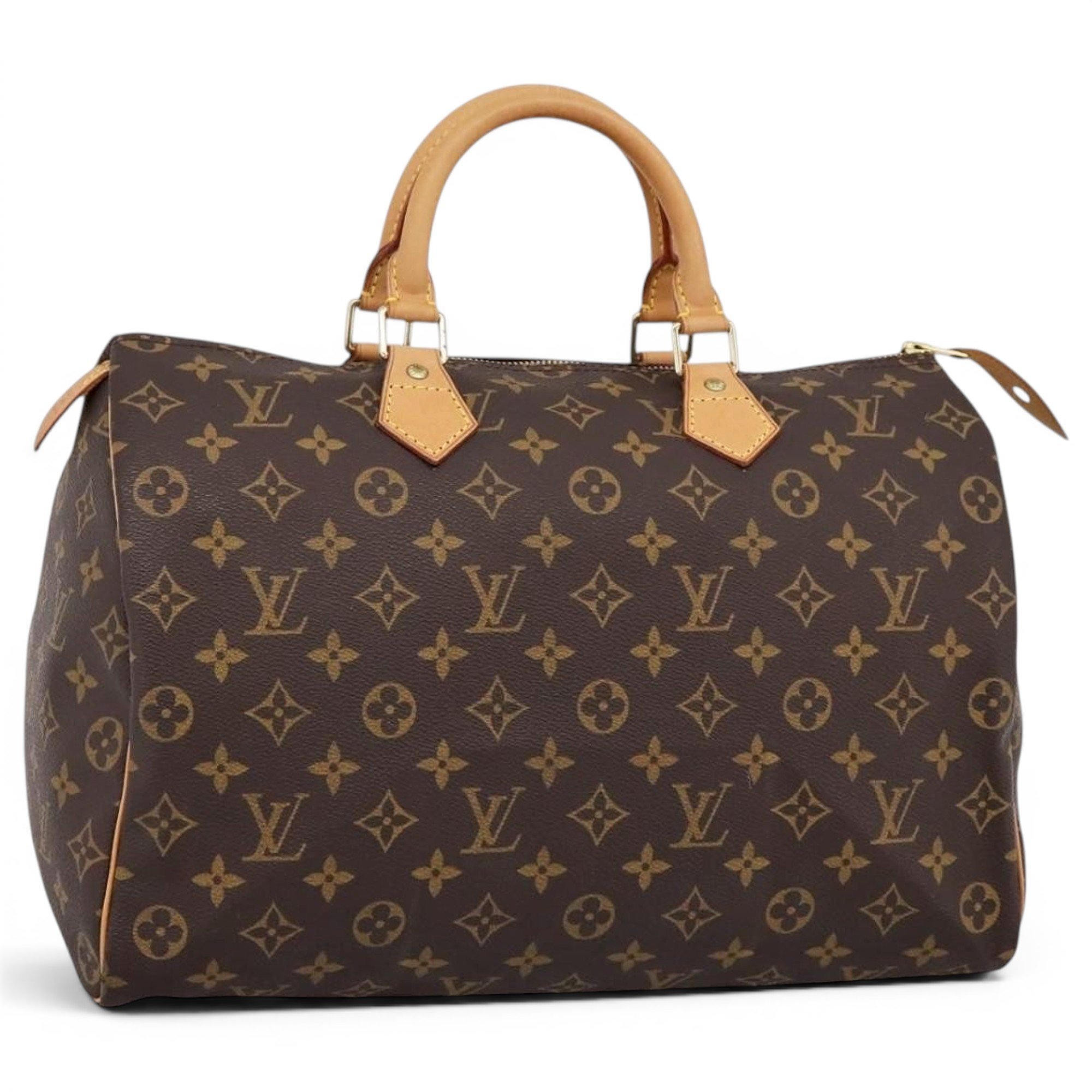 Speedy leather handbag