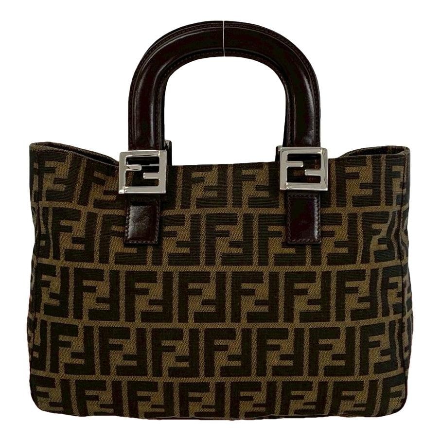 FF leather tote